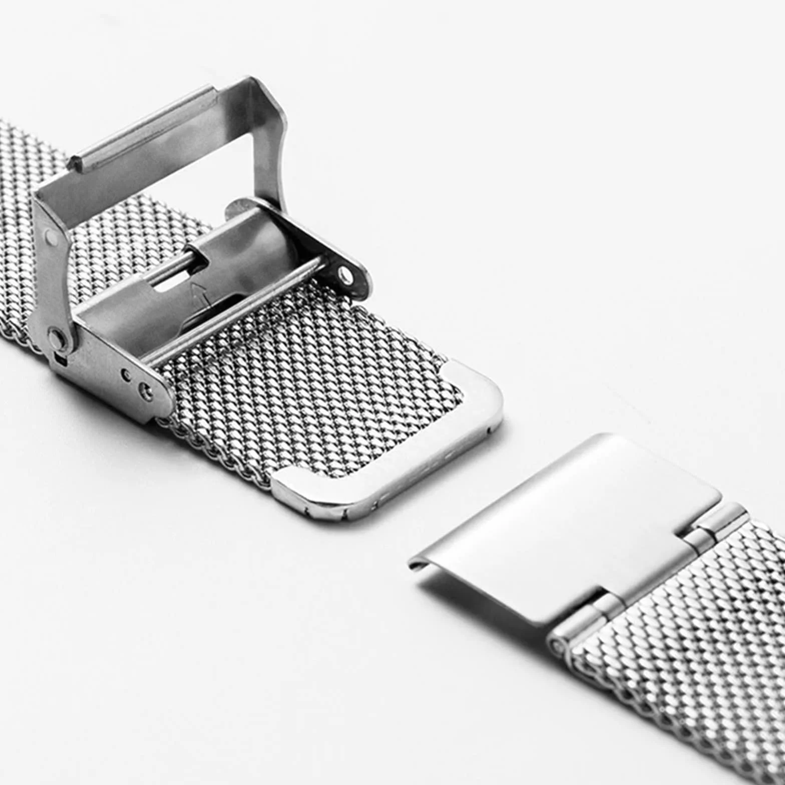 1,0 mm bransoletka z siatki mediolańskiej inteligentny zegarek ze stali nierdzewnej 18 mm 20 mm 22 mm 24 mm opaski na nadgarstek