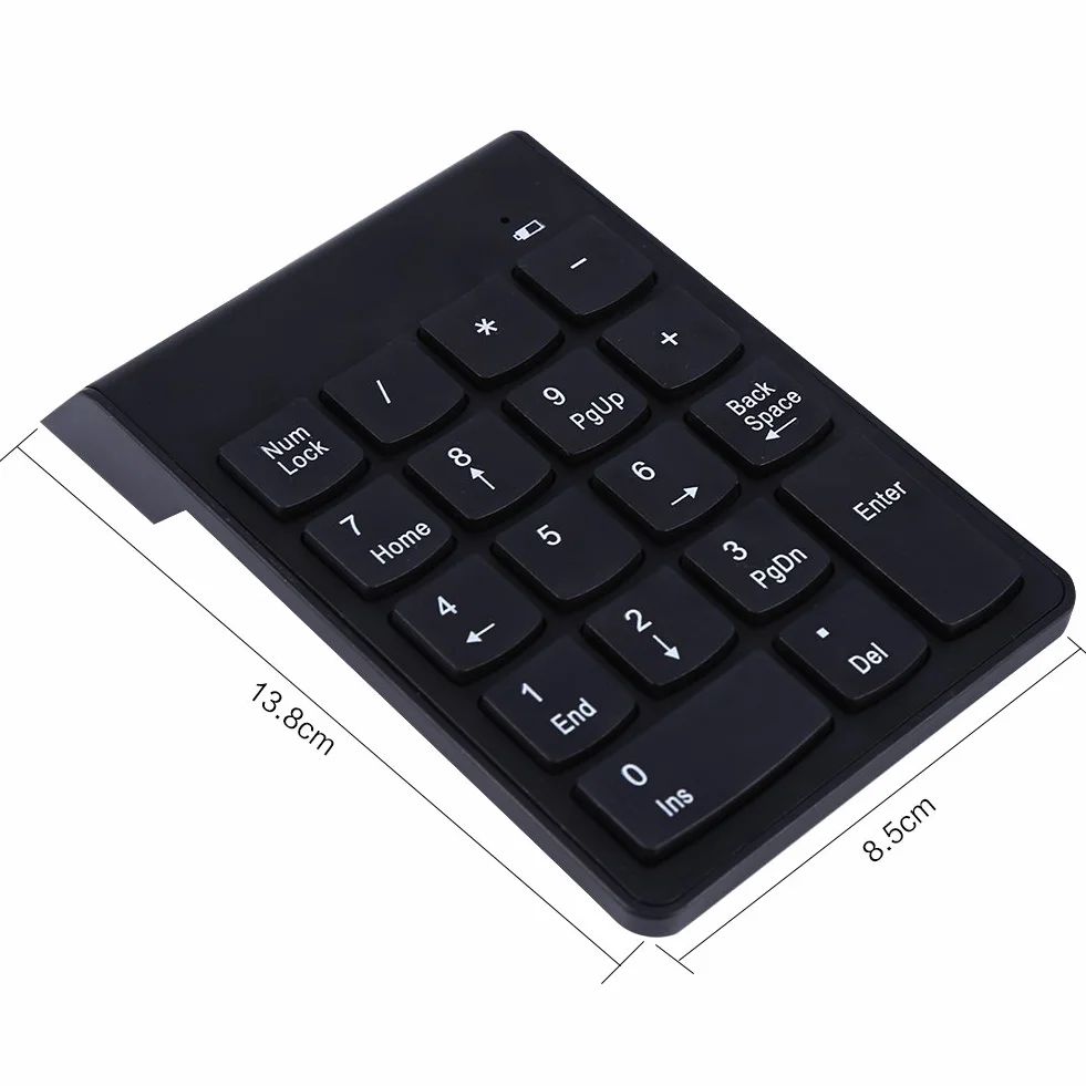 Klawiatura Numeryczna USB Mini 18 Klawiszy do Laptopa Notebook Komputer Stacjonarny