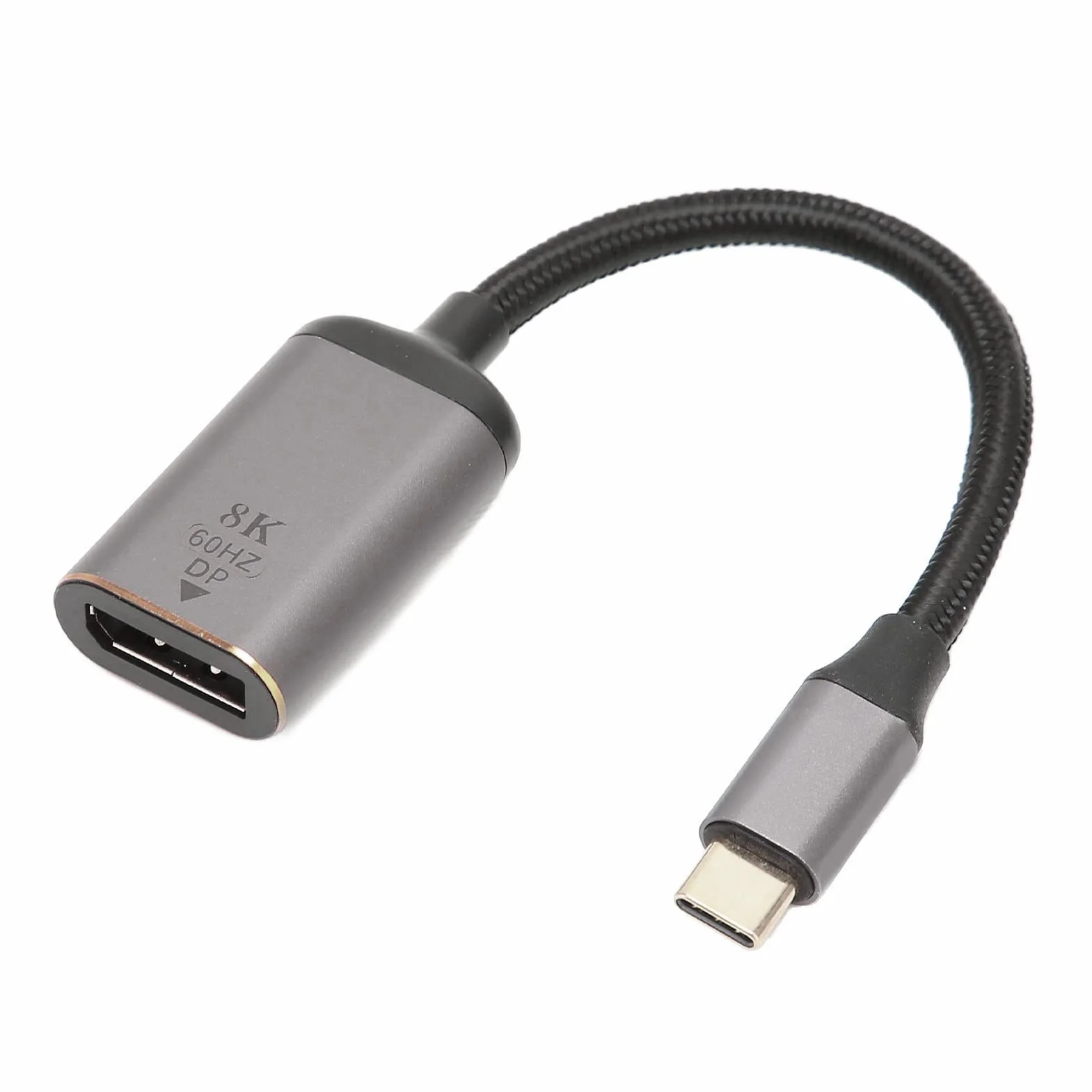 Adapter USB C na DisplayPort, Konwerter 8K 30Hz 4K 144Hz HDR Typu C na DP 1.4 do Domowego Biura, Projektor