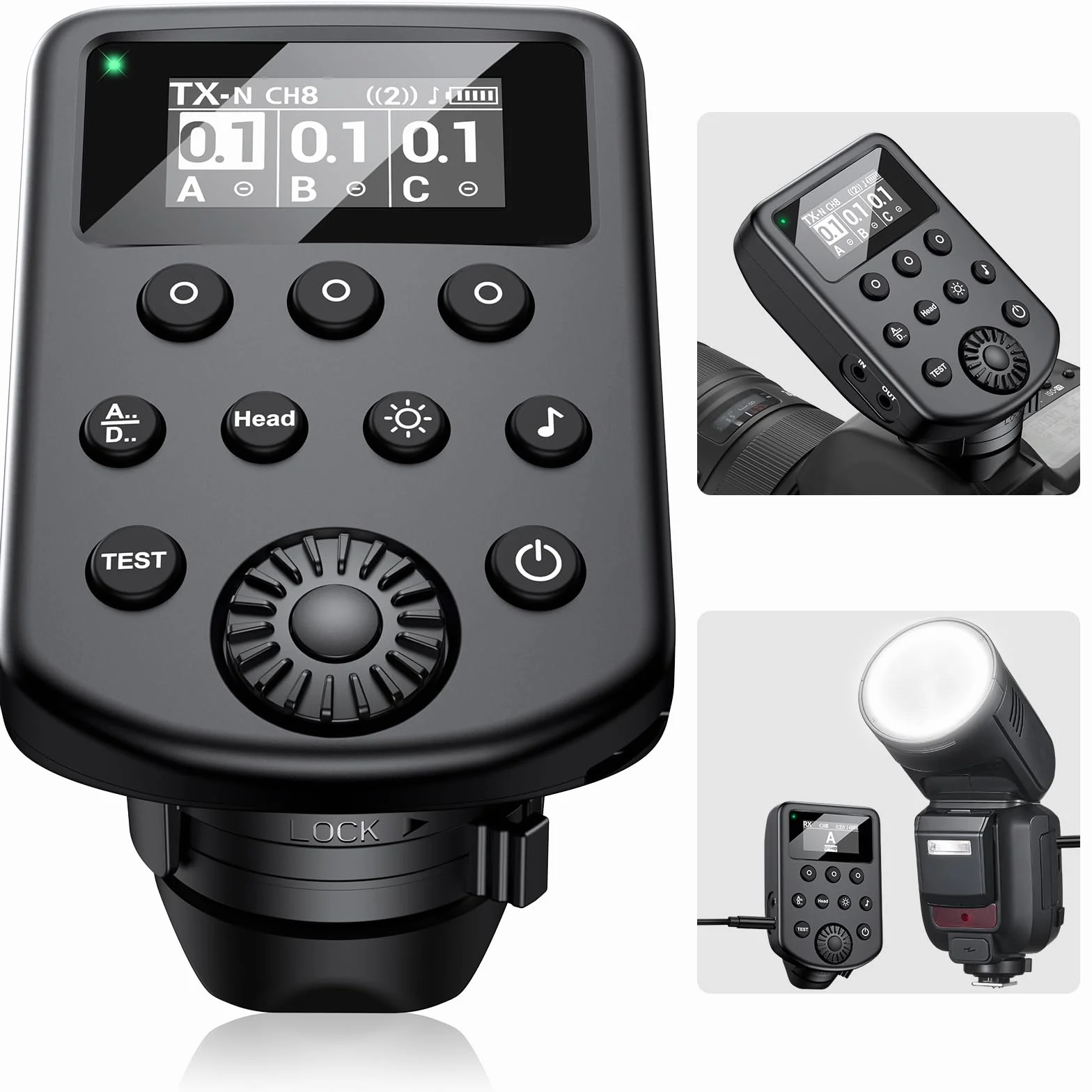 Bezprzewodowy wyzwalacz lampy błyskowej do Profoto Air 1 i Air 2, do Canon Nikon do aparatów Sony Fuji, do aparatów A2, A1X, B1X, B2, B10, D2100 kanałów, 6 grup, wyświetlacz OLED, zastępuje Profoto