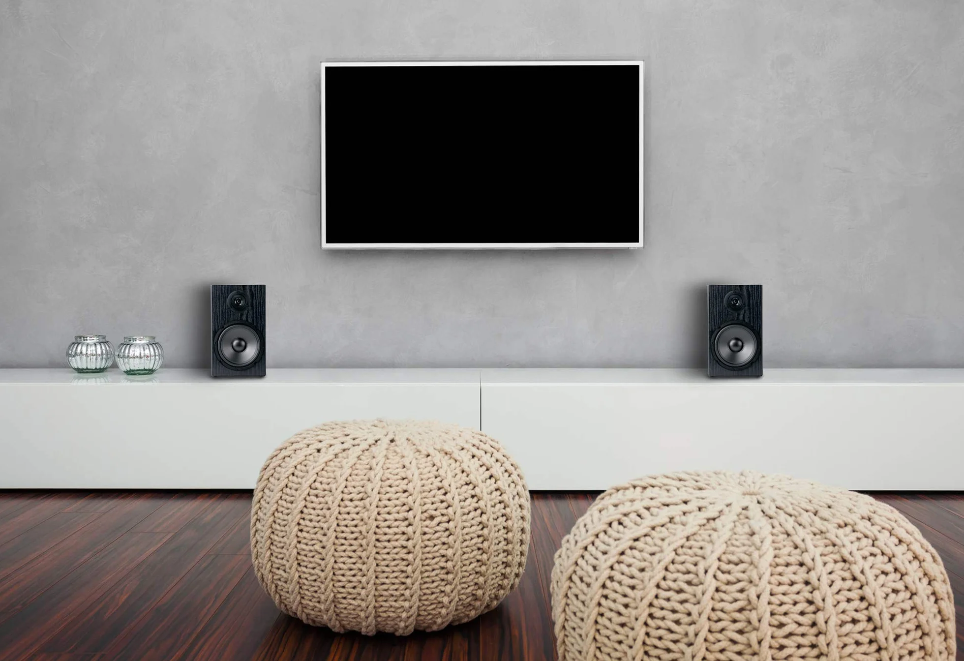 McGrey BSS-265 BK 6,5" głośniki HiFi, 1 para głośników, 40 W (RMS), system 2-drożny, również do montażu na ścianie, kolor czarny