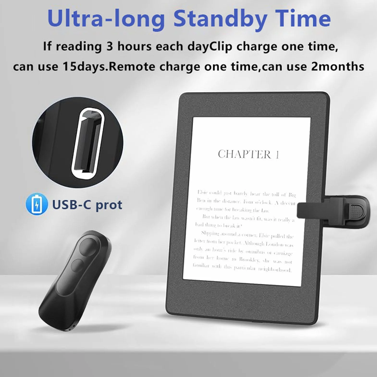 Page Page Turner, Zdalny Turner Page for Ereaders, Clicker Page Turner Akcesoria dla Tabletów z Androidem, Czytanie Powieści, Rekord Wideo Aparatu i Selfie Migawki