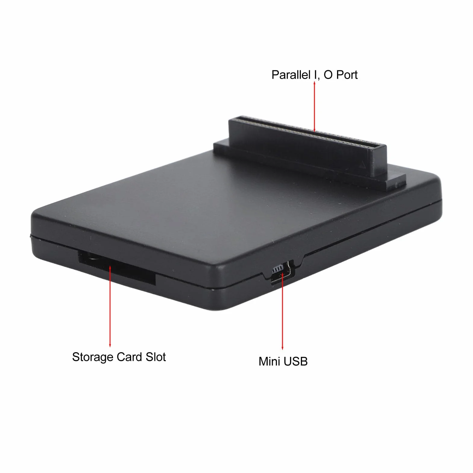 Bezdyskowy moduł Odczytu, Emulator Napędu Optycznego Zestaw SDL Obudowa z Nadrukiem 3D Obsługa Kart SD Wymiana CD ROM z Grami 8 GB do 512 GB dla Konsoli SCPH PSX (BLACK)