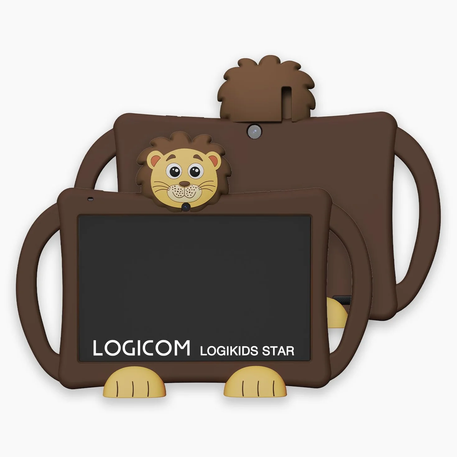 Logikids Star - Tablet dziecięcy - 10,1" - 3-8 lat - Android 15 - WiFi 6-4 GB RAM - 64 GB + 256 GB - Edukacyjny i zabawny z silikonowym etui - Kontrola rodzicielska - Kidjo 6 miesięcy w zestawie