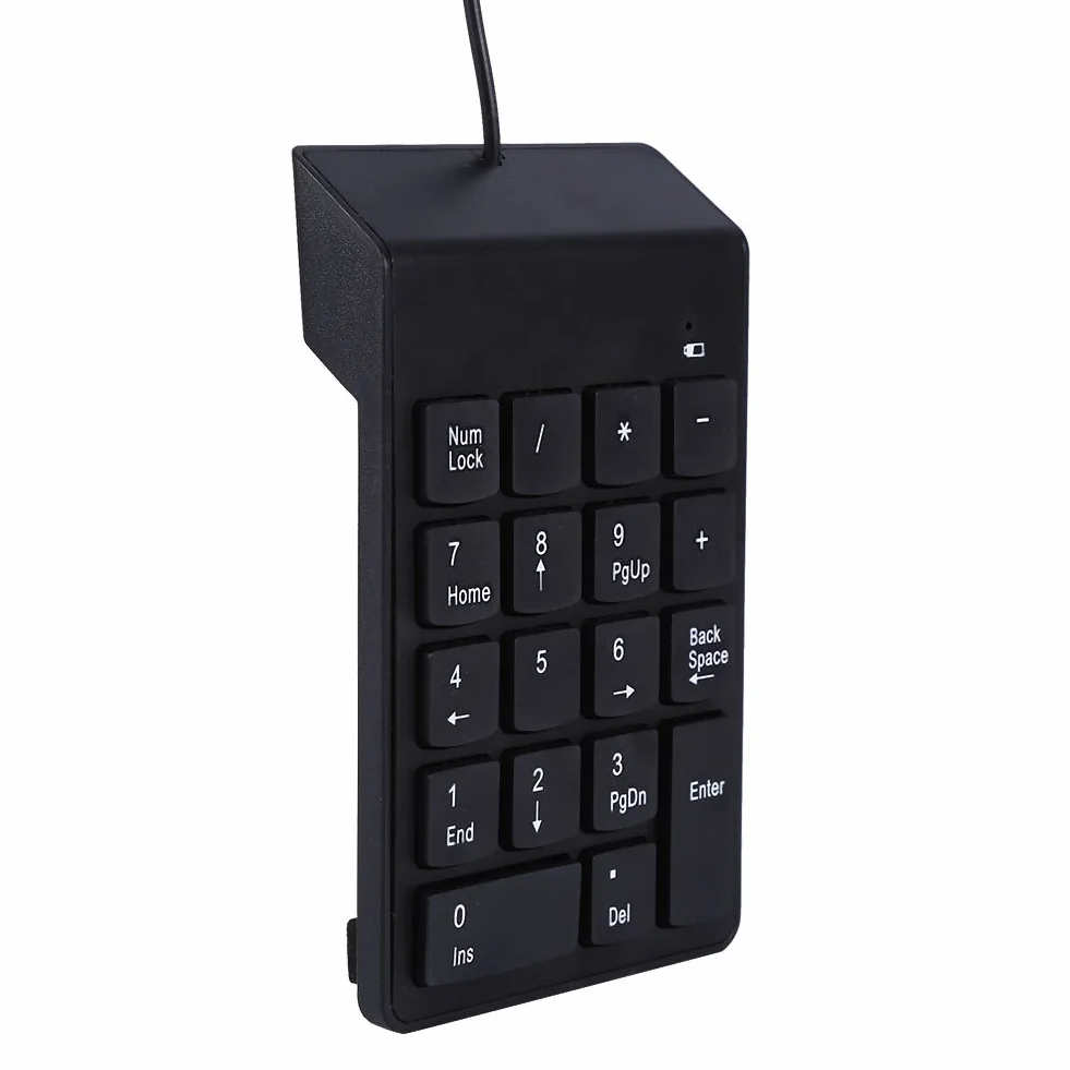 Klawiatura Numeryczna USB Mini 18 Klawiszy do Laptopa Notebook Komputer Stacjonarny