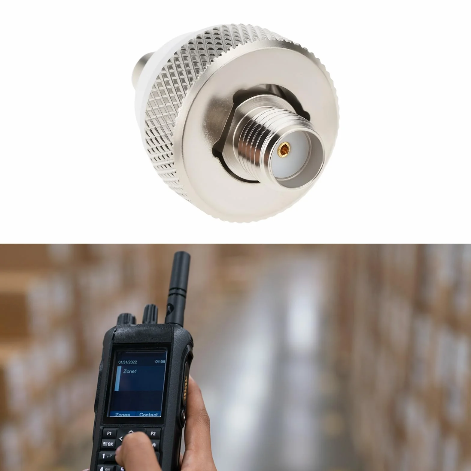 Adapter testowy SMA żeński kompatybilny z Motorola Radio R6 R7 R7a