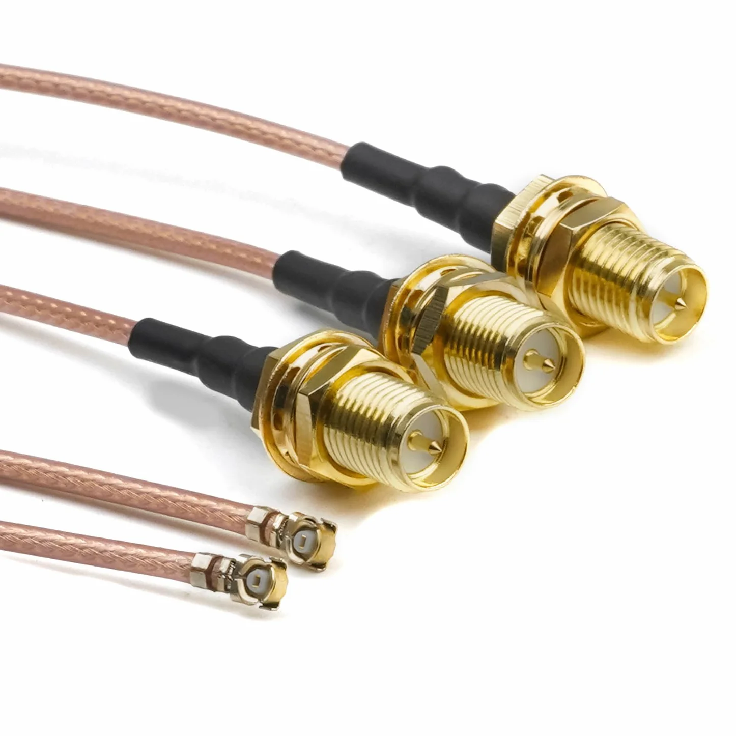 RG178 RPSMA IPX Kabel antenowy Pigtail, U.FL do RP-SMA, żeński kabel koncentryczny, 6 cali (15 cm) niska strata RP SMA żeński do UFL MHF1 przedłużacz do radia Wi-Fi, anteny, mini PCI