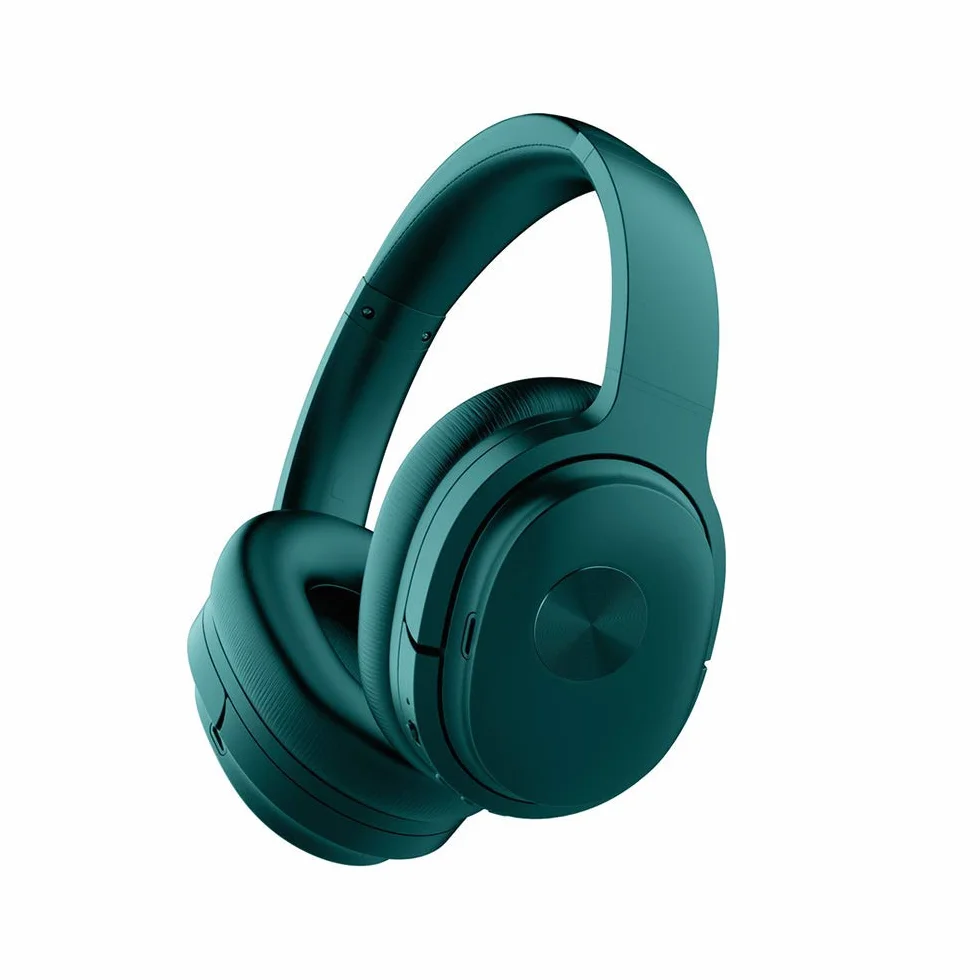 Bezprzewodowe słuchawki ADITAM, składane stereofoniczne bezprzewodowe słuchawki Bluetooth nauszne z mikrofonem Redukcja szumów Połączenie w trybie głośnomówiącym, asystent głosowy, ciemnozielony