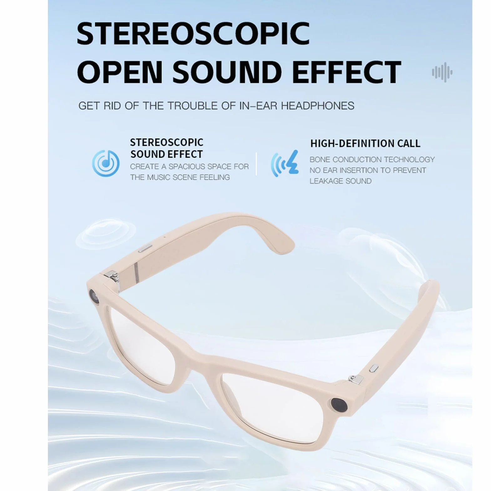 Annadue Tłumaczenie AI Inteligentne Okulary z Czatem GPT i DeepSpeek, 25 Języków Tłumaczenie w Czasie Rzeczywistym Okulary Bluetooth z Rozpoznawaniem zdjęć 1080p, Odtwarzanie Muzyki do