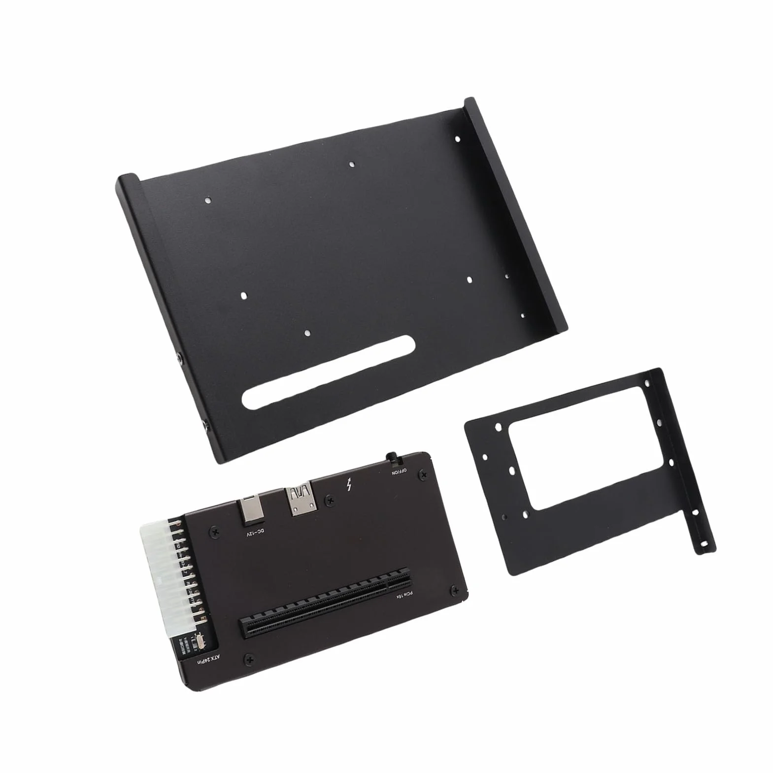 Aramox Stacja Dokująca do Karty Graficznej, Zewnętrzna Stacja Dokująca GPU ze Stopu Aluminium z USB4 3 4, Gniazdem PCIe 16X, możliwością Wymiany Podczas Pracy, Kablem 1 M, do Laptopów Mini PC, Konsol