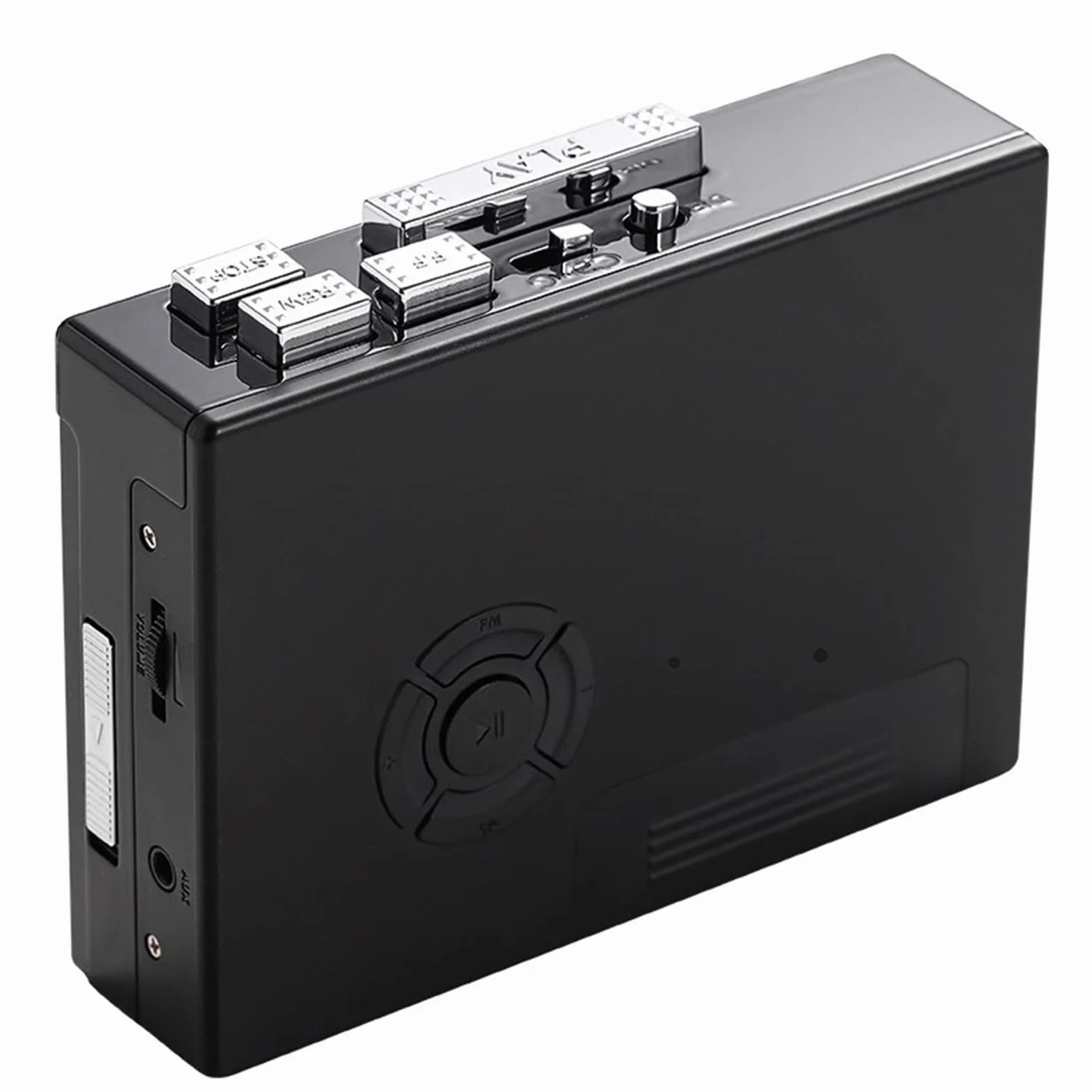 Przenośny odtwarzacz kasetowy, odtwarzacz taśmowy Bluetooth, radio FM, z funkcją automatycznego cofania, kasetowy odtwarzacz Walkman, konwertuj kasety kasetowe na konwerter MP3