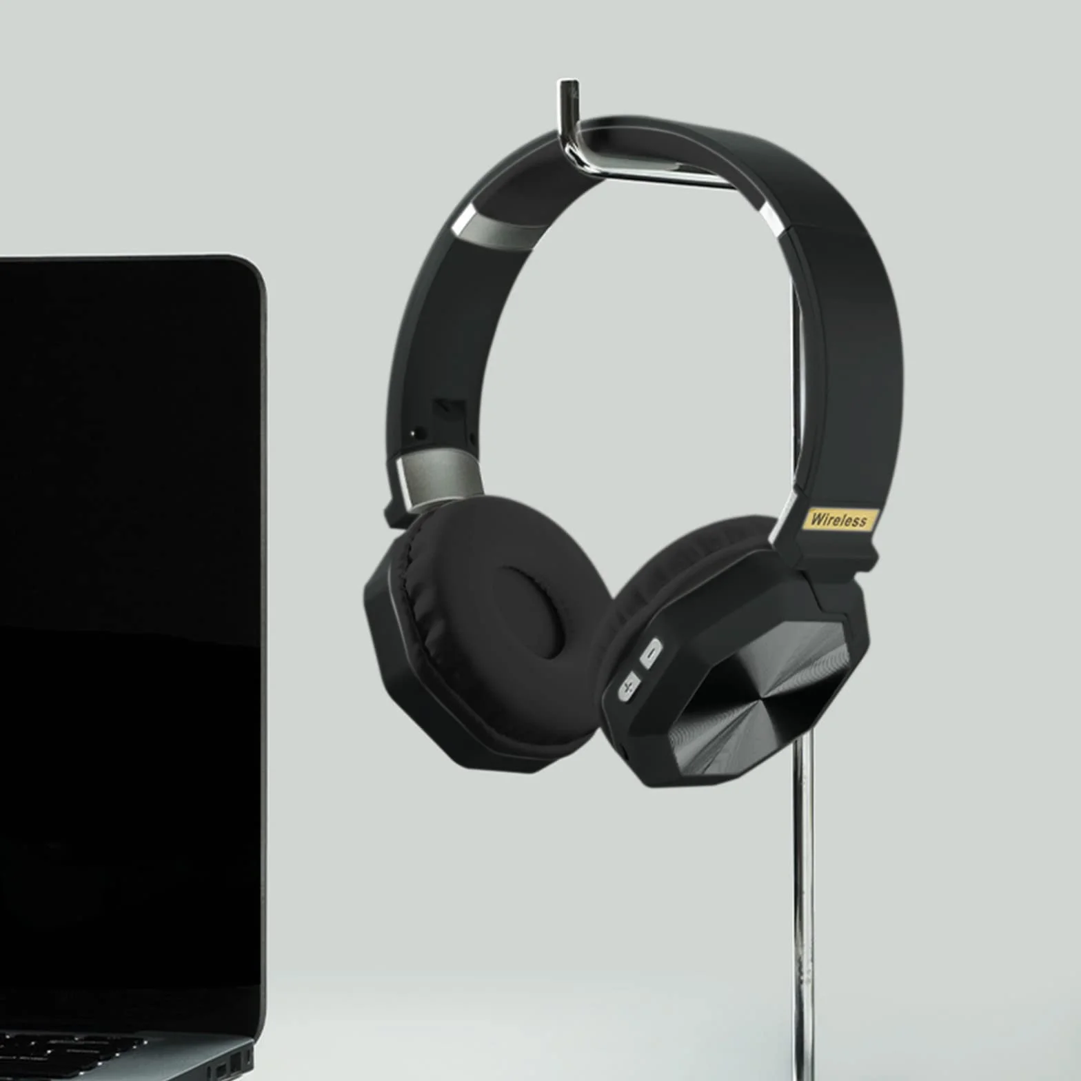 Słuchawki stereofoniczne nauszne, bezprzewodowe zestawy słuchawkowe Bluetooth, składane zestawy słuchawkowe bezprzewodowe i przewodowe z miękkimi nausznikami z białkami pamięci, do telefonów komórkowy