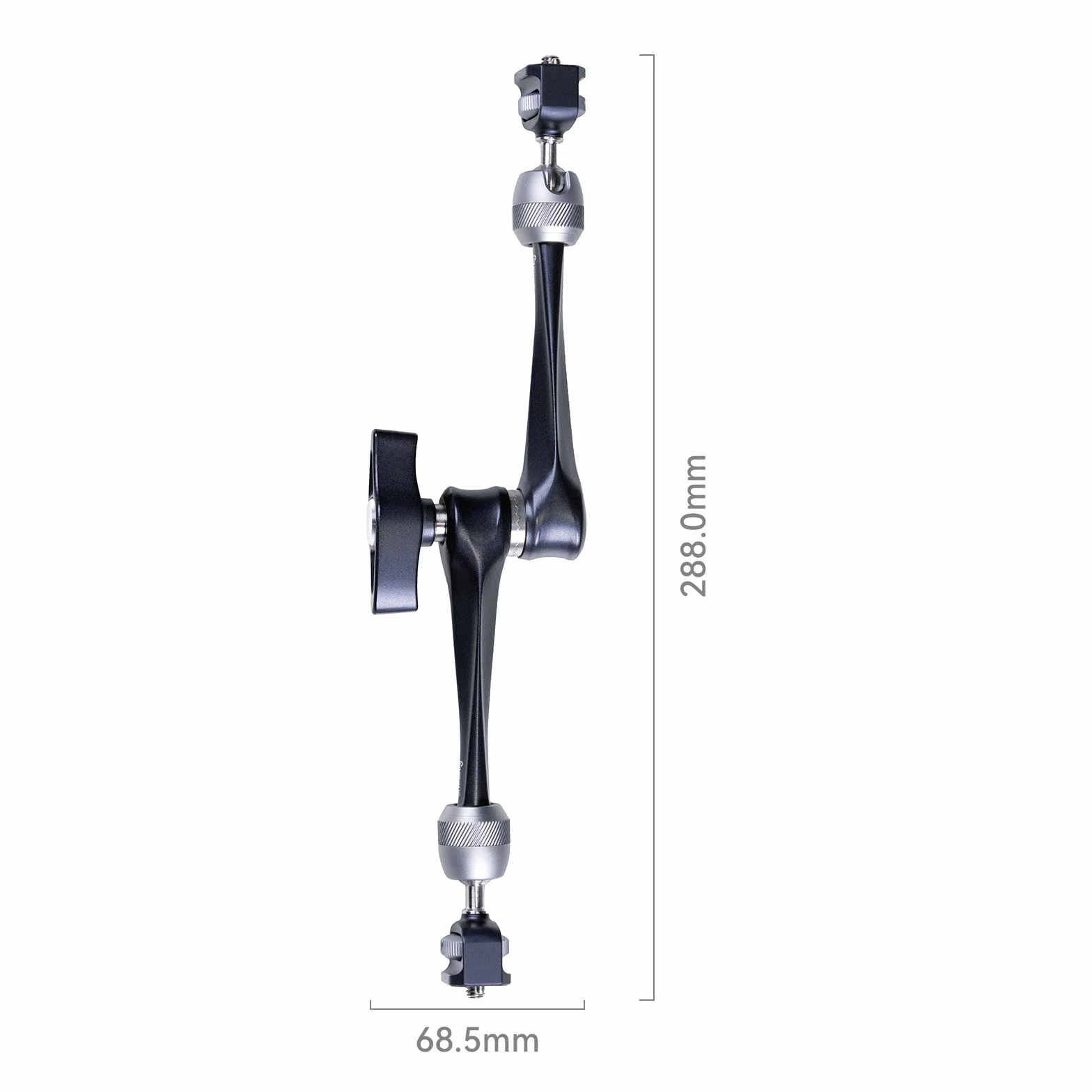 SMALLRIG Rosette Magic Arm 11 cali z głowicą kulową, śrubami 1/4"-20 i kołkami zabezpieczającymi przed przekręceniem, do iPadów/monitorów/świateł LED/smartfonów/kamer sportowych - 3959