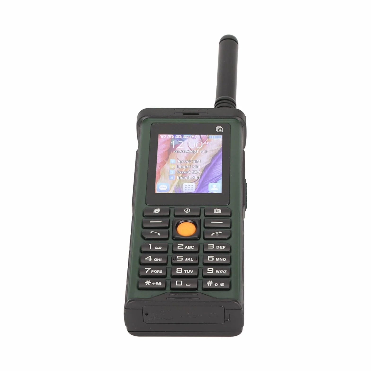 Wytrzymały Telefon SG8800 Odblokowany Telefon Komórkowy dla Seniorów, Telefon dla Seniorów z Dużymi Przyciskami na 4 Karty SIM z latarką, Dyktafonem, Kalendarzem, Budzikiem,