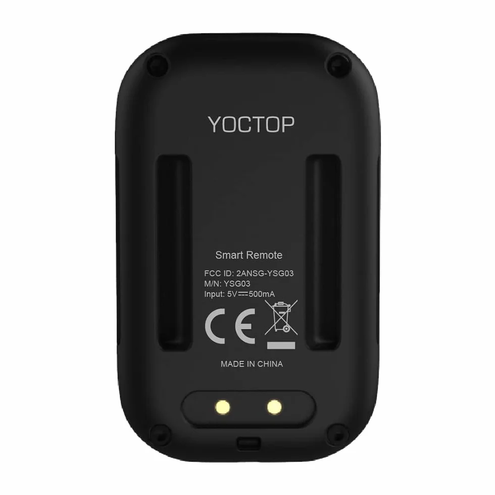 Andoer Bezprzewodowy inteligentny pilot, zamiennik do GoPro Hero 10/9/8/Max, LED, kolorowy ekran, wbudowany akumulator, zasięg 50 m, z uchwytem na drążek, pasek na rękę, kabel USB do ładowania