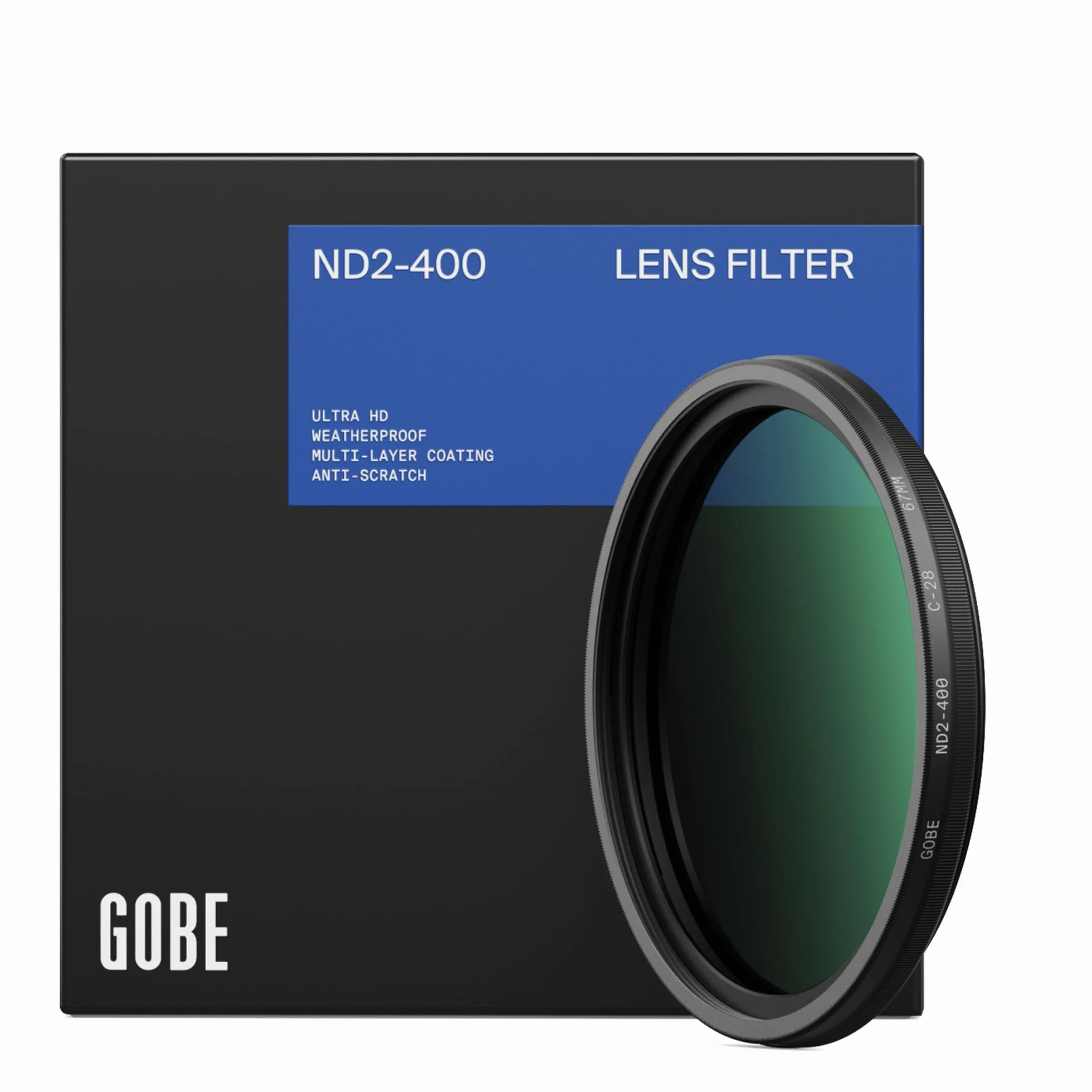 Gobe 67mm filtr szary zmienny ND2-400 do obiektywu (Pro)