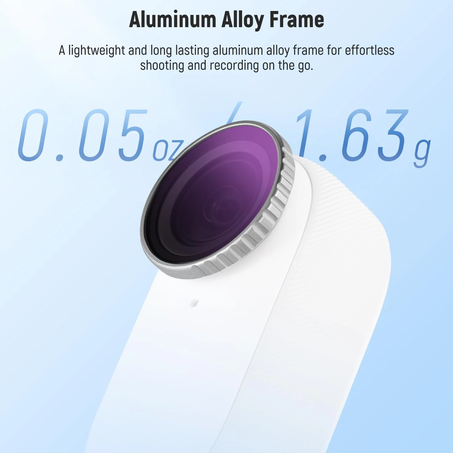 NEEWER Zestaw filtrów ND kompatybilny z filtrami Insta360 GO 3S, UV+CPL+ND8+ND16+ND32+ND64, akcesoria do kamer sportowych, filtry polaryzacyjne i neutralnej gęstości, wielowarstwowe szkło optyczne HD