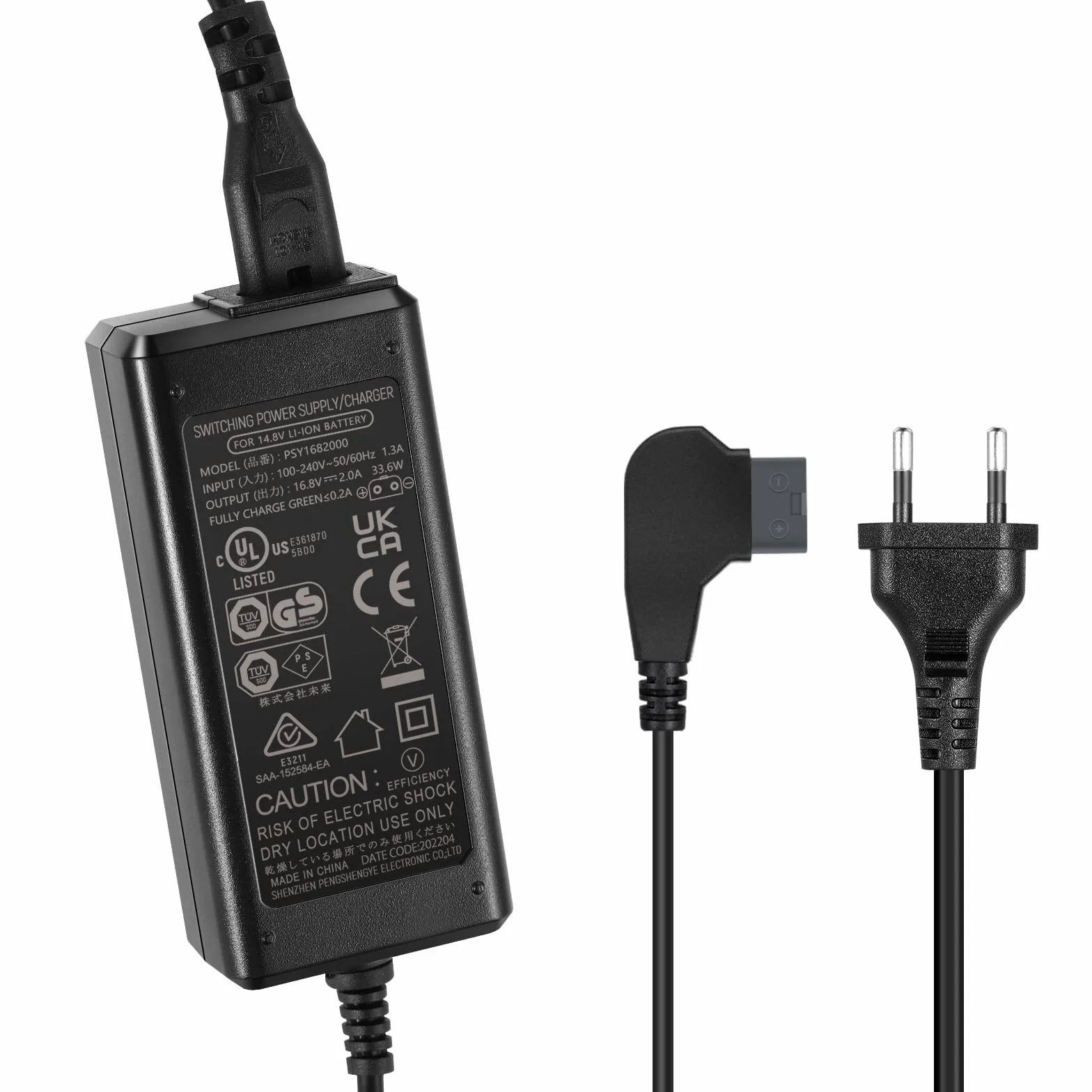 NEEWER D-Tap ładowarka do akumulatorów z kablem D-Tap o długości 1 m do V-Mount/V-Lock/Gold Mount, kompatybilna z NEEWER BP-95W BP-190WS BP-150WS BP-V47 BP-V95 Sony BP-U65 BP-U68 itd. [wyjście: 16,8 V