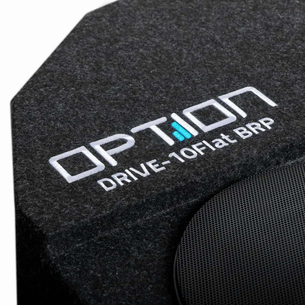 Option Subwoofer kompatybilny z VW Arteon, Tiguan, Passat, Golf 8 (system dźwiękowy H/K fabrycznie) 100% Plug & Play DRIVE10FLAT-BRP subwoofer na koło zapasowe