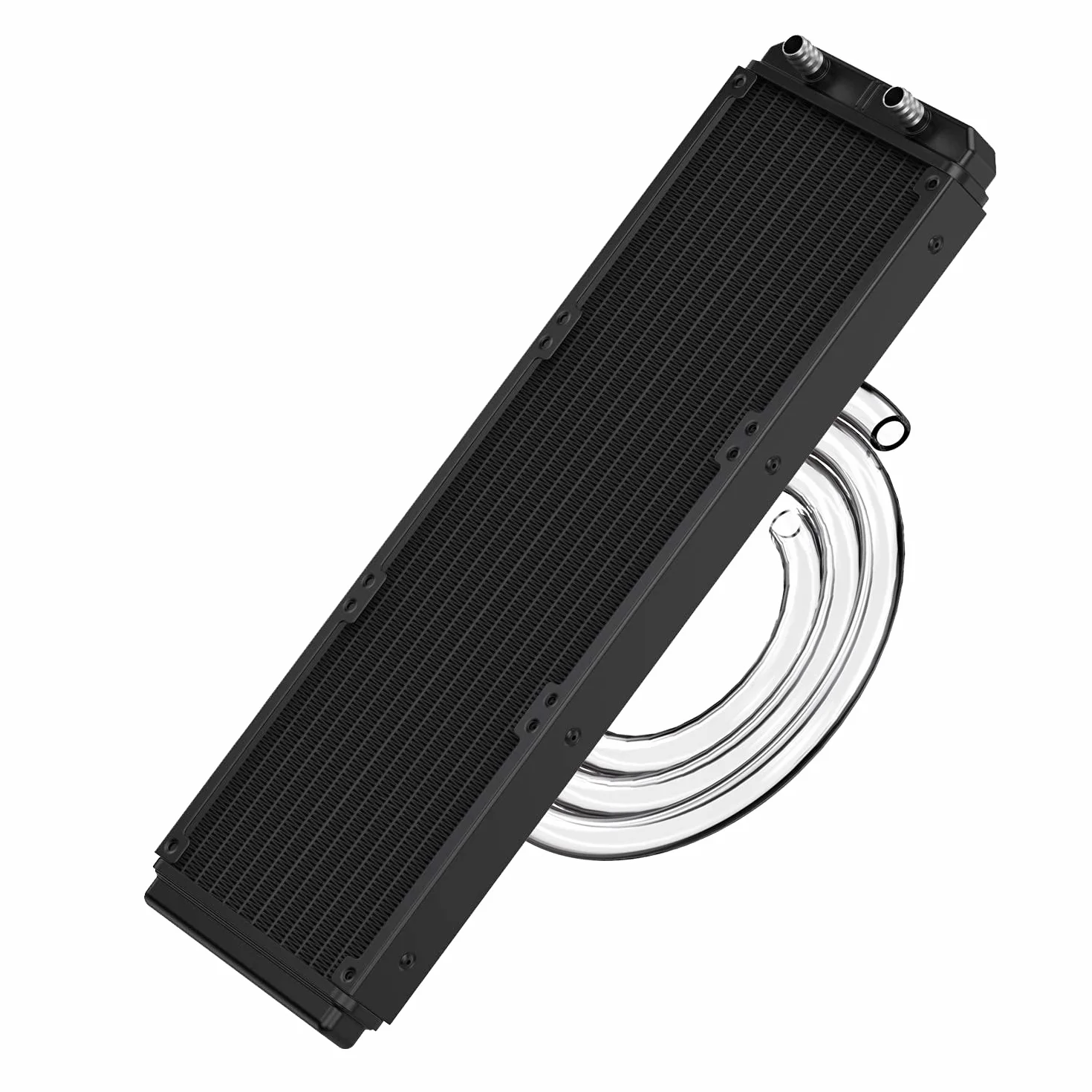 Chłodzenie wodą, 12-rurowy aluminiowy wymiennik ciepła z rurą do komputera PC CPU, system chłodzenia wodą DC12 V, 360 mm