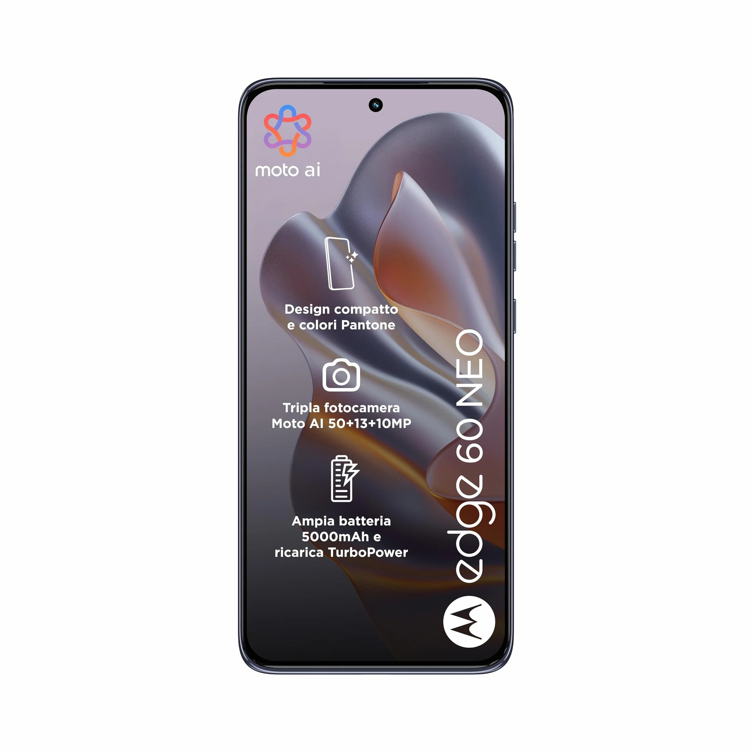 Motorola XT2509-1 Edge 60 Neo, Dual, 256GB 8GB RAM, PANTONE Grisaille