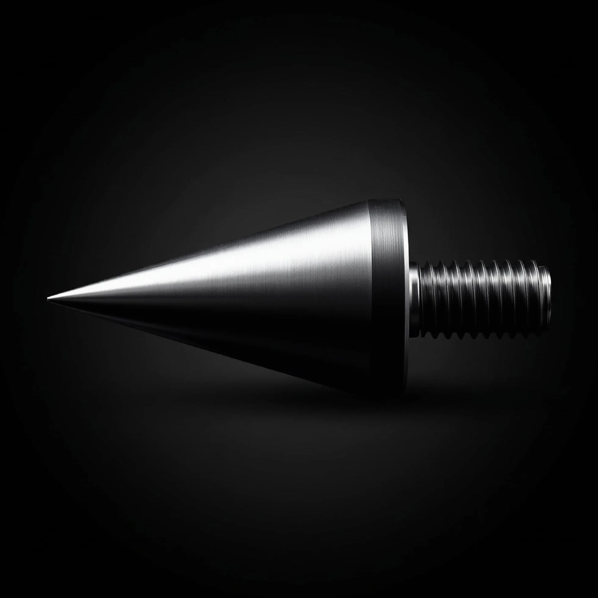 PrecisionGeek - Kolce Głośnikowe Duże M6 x 15mm L-37mm, Aluminium (4 sztuki)