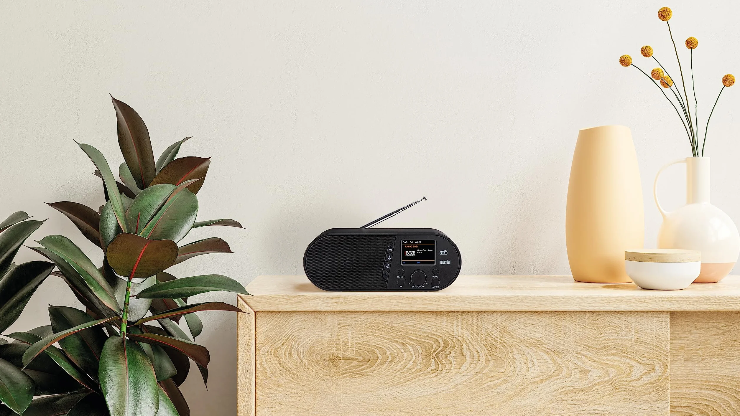 Imperial Radio cyfrowe DABMAN d105 (DAB+/DAB/FM, Bluetooth, kolorowy wyświetlacz, odtwarzacz multimedialny USB) czarny