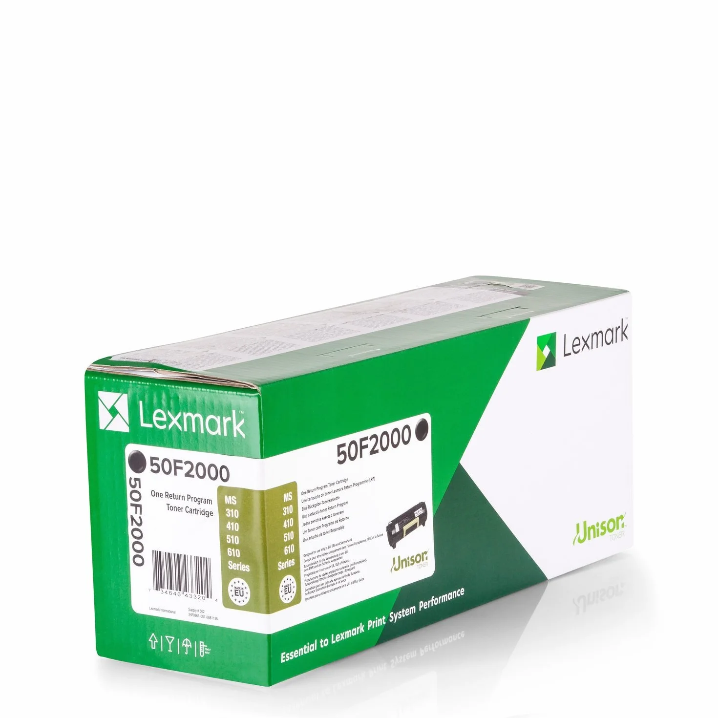 Kaseta z tonerem oryginalna Lexmark 1 x czarna 50F2000 / 502 do Lexmark MS 510 dn