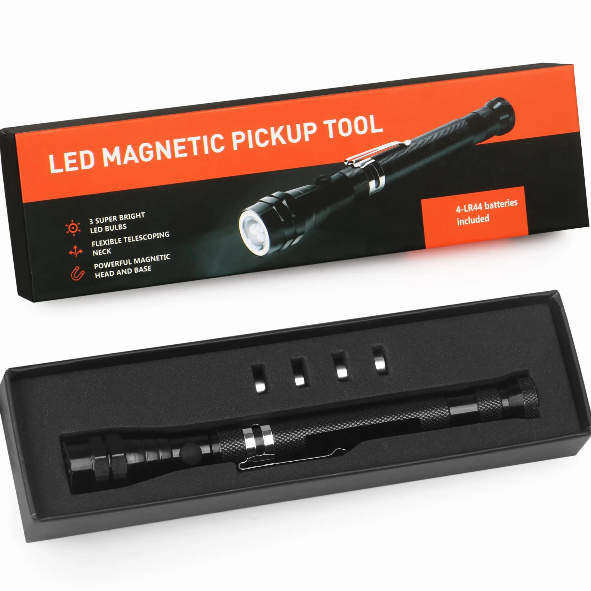 Magnetyczne narzędzie do odbioru LED, prezenty dla mężczyzn, prezenty na Dzień Ojca od córki/syna, gadżety dla mężczyzn, prezenty urodzinowe dla niego, teleskopowe narzędzia ręczne, wypełniacz skarpet
