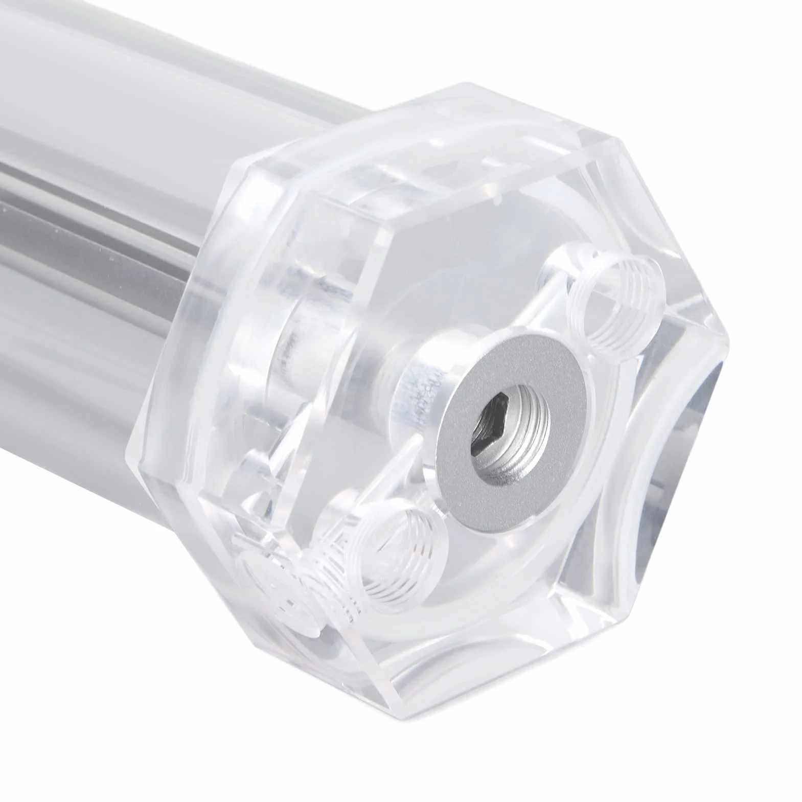 Zbiornik Chłodzący wodę Premium Całkowicie Otwarta Konstrukcja 392 Ml Średnica 60 Mm G1/4in Zestaw Chłodzenia cieczą dla Entuzjastów Procesorów i Graczy