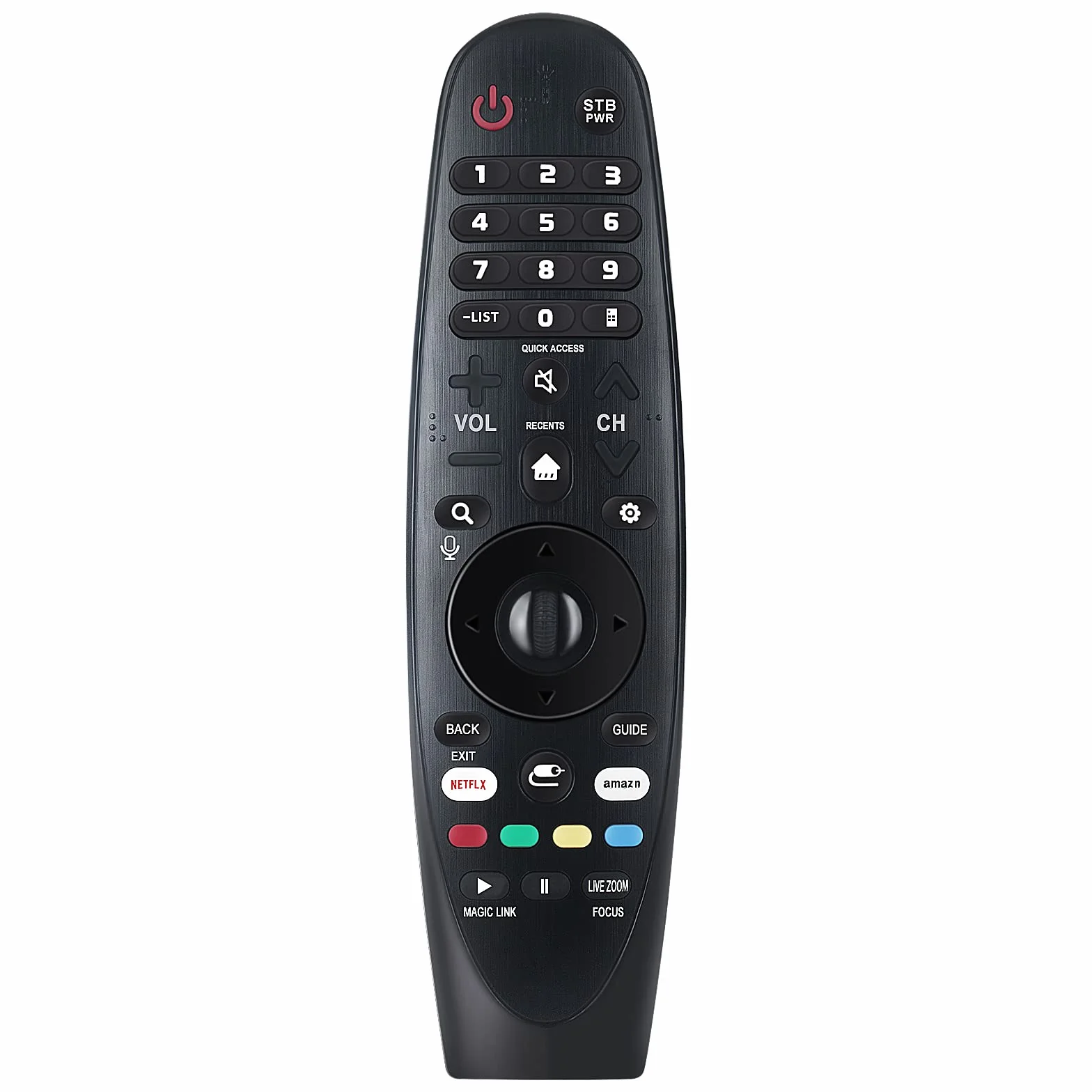 Nowy an-zamiennik pilot zdalnego sterowania - mr650a zamiennik do telewizora na podczerwień pasujący do LG Smart 4K Super UHDTV
