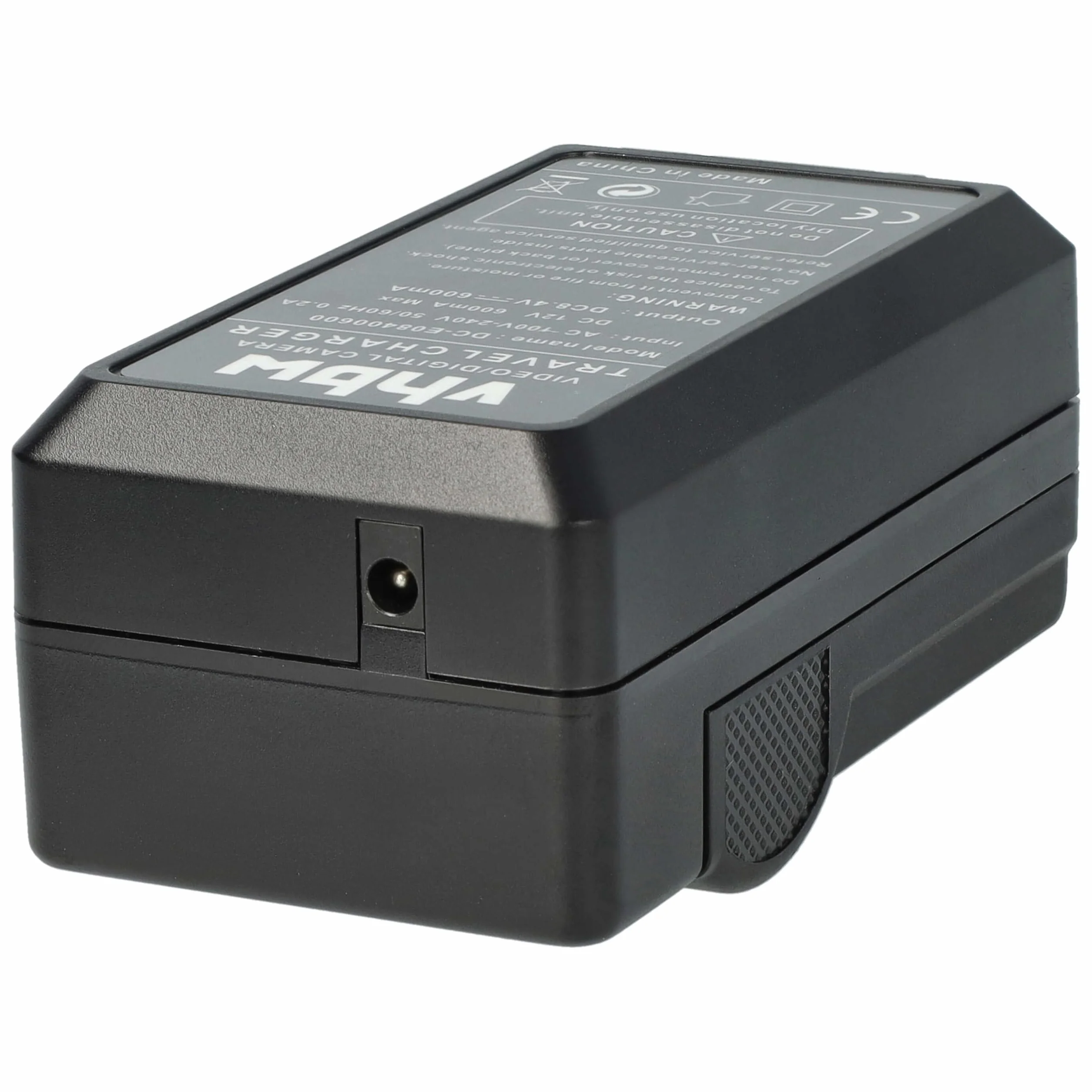 vhbw Ładowarka kompatybilna z kamerą Hitachi DZ-MV550A, DZ-MV580A - ładowarka, adapter samochodowy, wskaźnik ładowania, 8,4 V