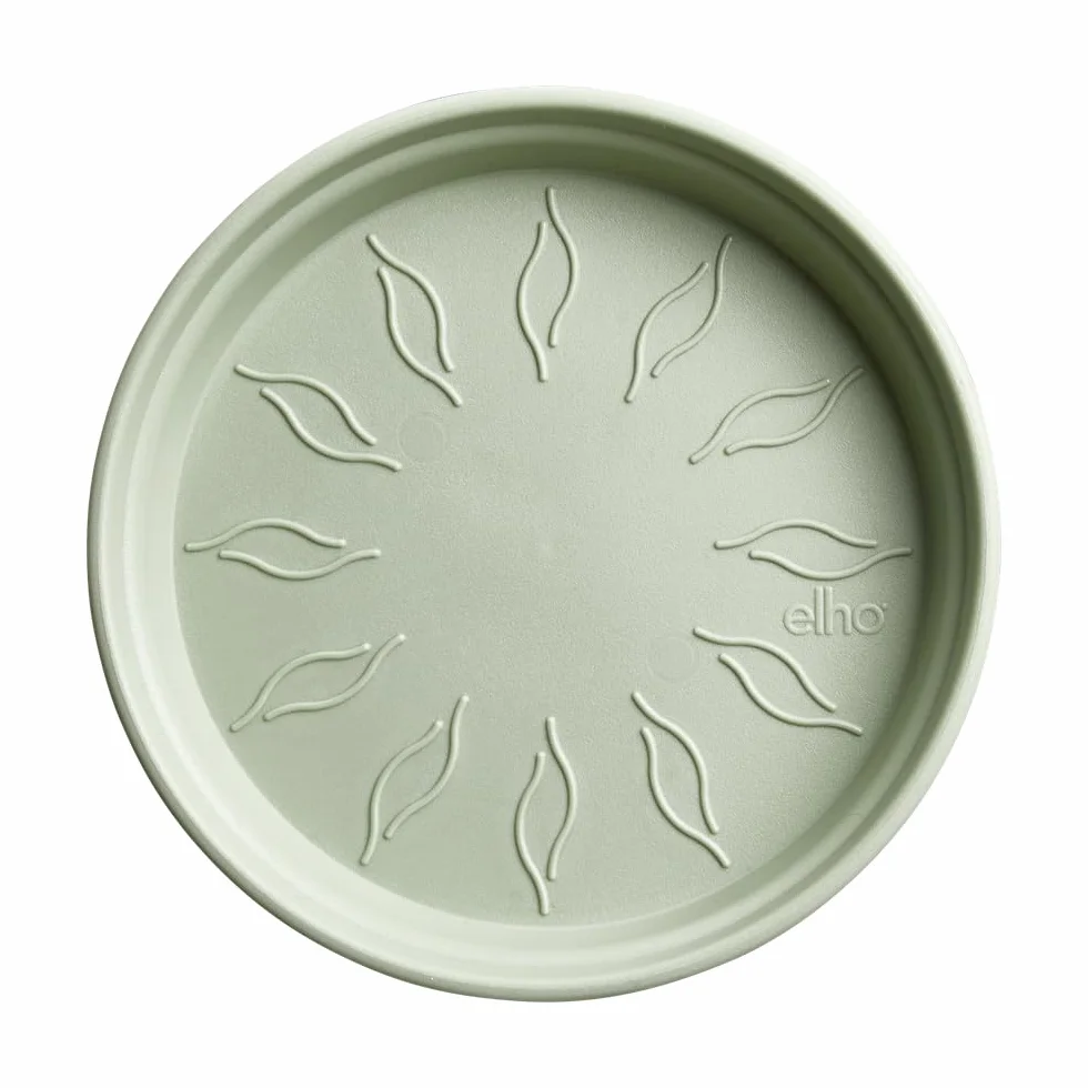 elho Green Basics Podstawka 25 Ø 25,5 x 3,6 cm zielone/kamienna zieleń