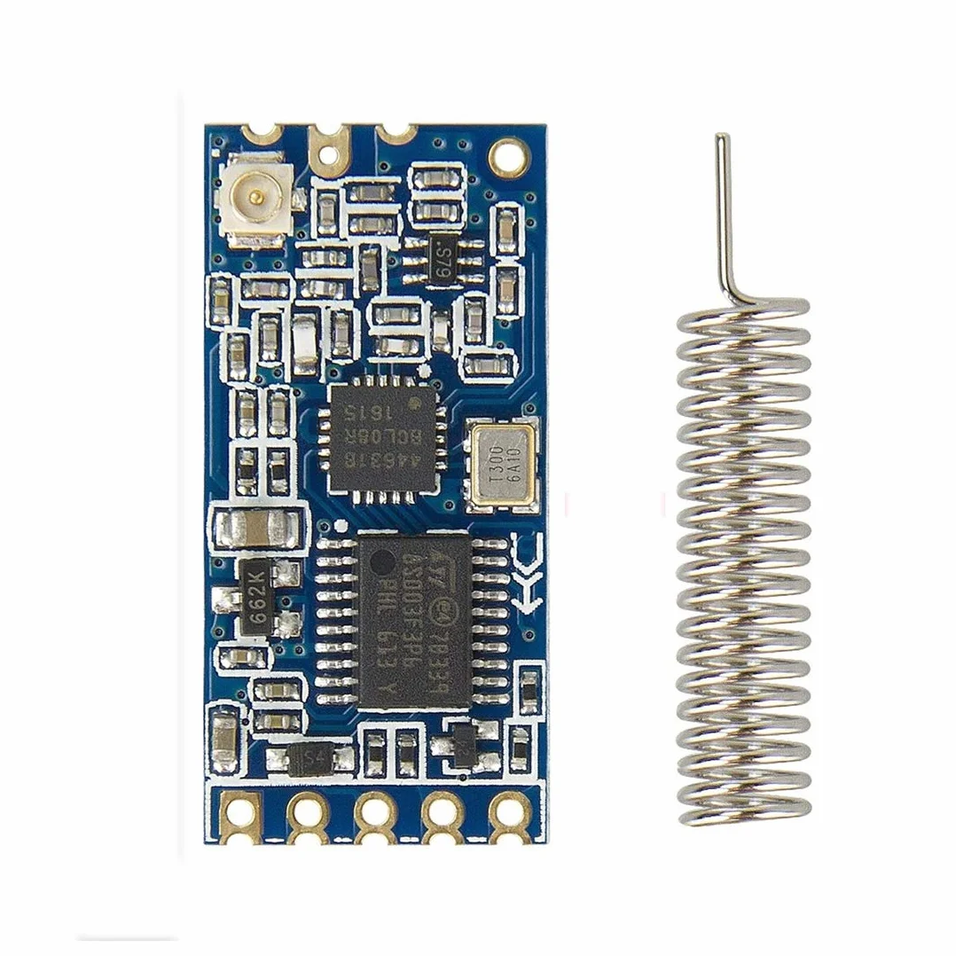 HC-12 433 Mhz SI4463 Bezprzewodowy nadajnik/odbiornik komunikacji danych port szeregowy na długich dystansach 1000 m zastępuje Bluetooth z anteną sprężynową