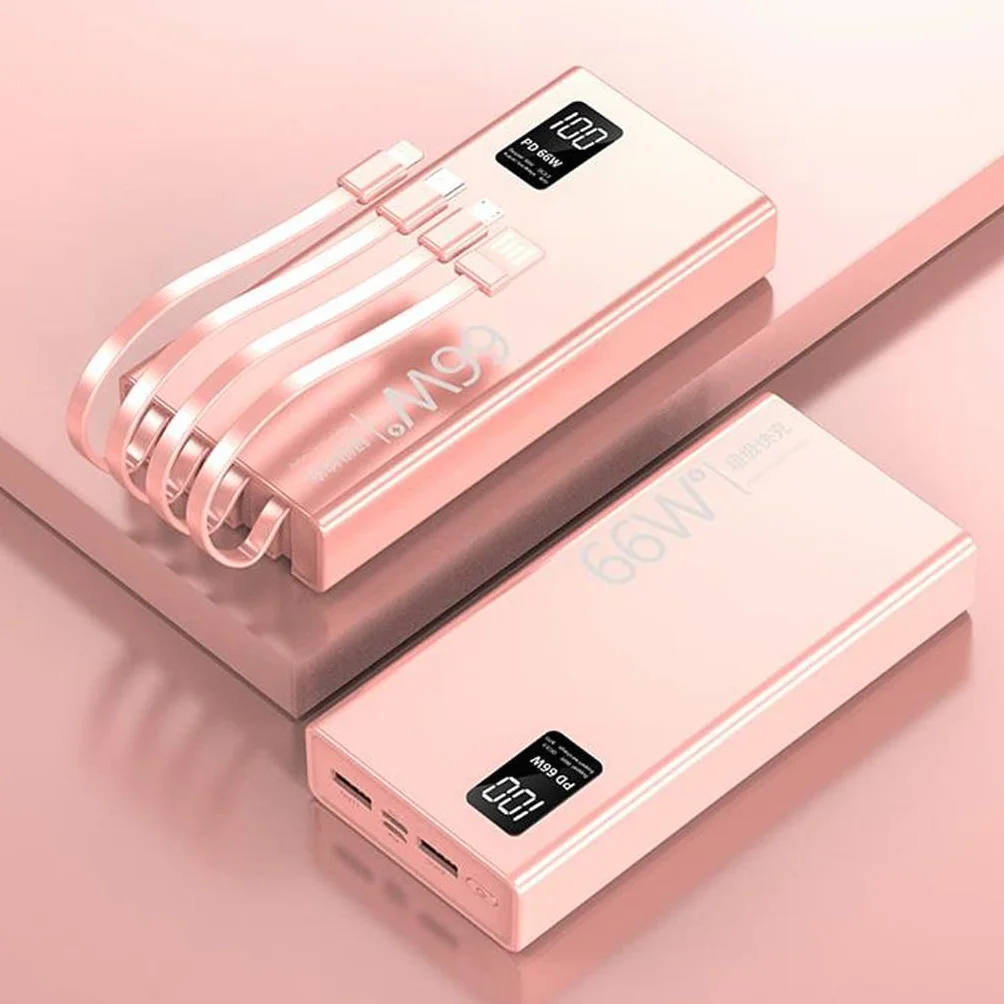 JJJ 66 W superszybkie ładowanie, ultracienki, zamknięty powerbank o dużej pojemności, 10 000 mAh, mobilny zasilacz z ładowaniem flash (kolor: niebieski, rozmiar: 10 000 mAh)