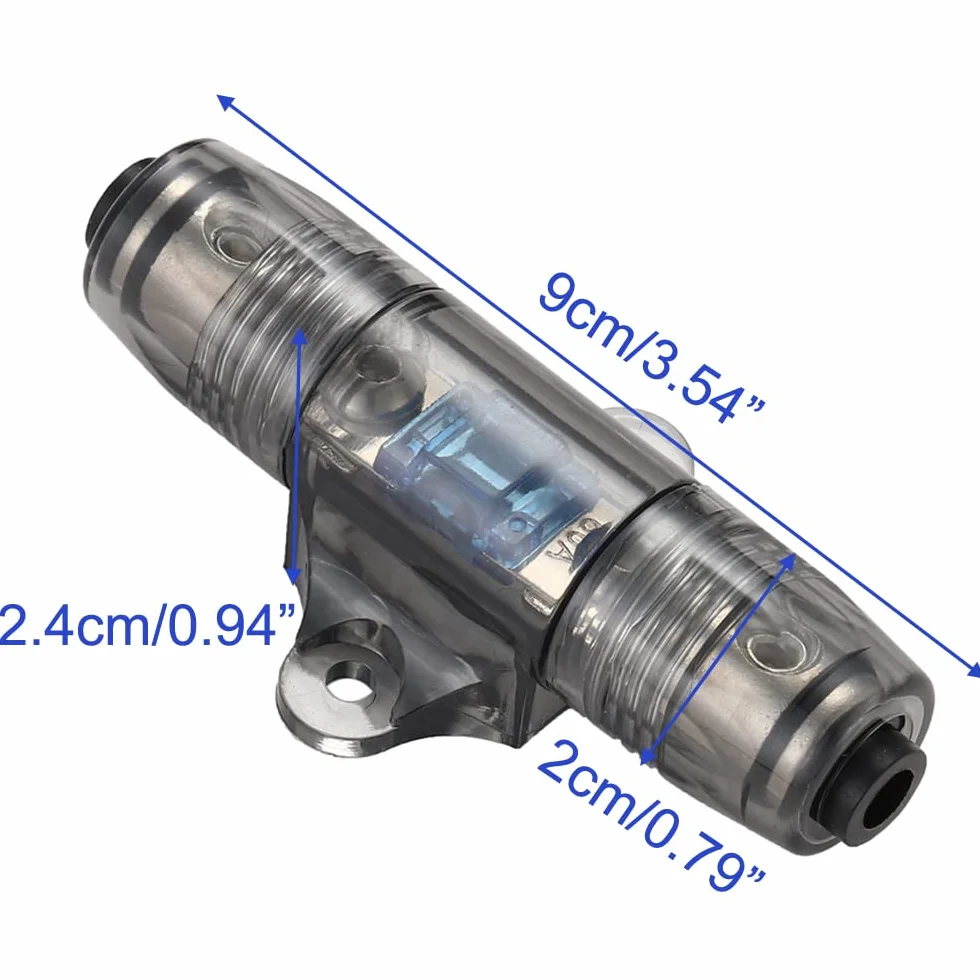 Greluma 2 gniazda bezpiecznika ANL (6-10 G AWG) z 2 bezpiecznikami 60 A