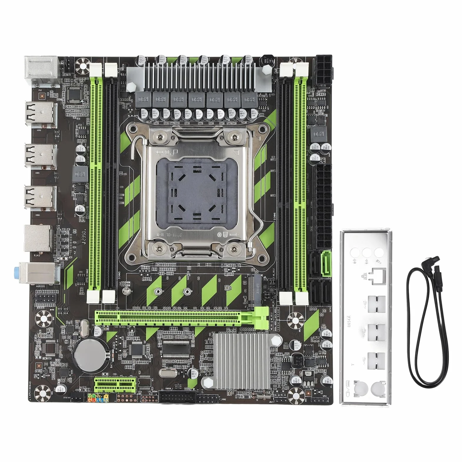 Płyta Główna do Komputera Stacjonarnego LGA 2011 DDR3, Płyta Główna X79 Micro ATX ze 128 GB, 6xUSB2.0 2xSATA2.0 1xSATA3.0, PCIEx16, PCIE M.2, Płyta Główna Komputera LGA 2011 X79