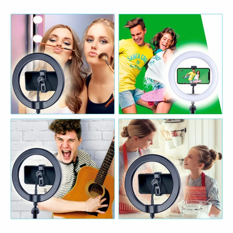 Canal Toys - Video Studio Creation Kit - Zostań influencerem - Akcesoria z zielonym tłem, statywem i pierścieniem świetlnym - od 8 lat - INF 001 - Żurawina