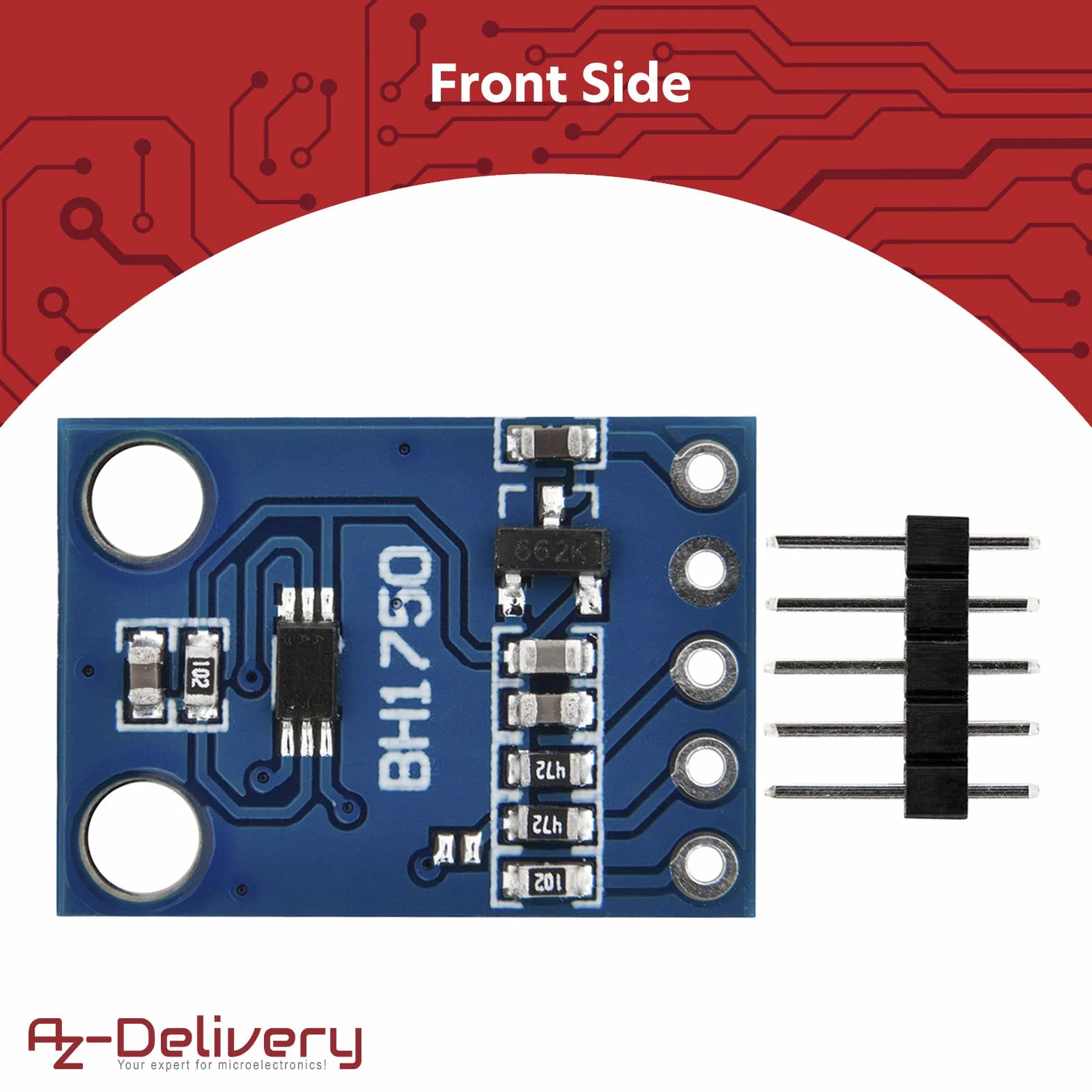 AZDelivery 3 x GY-302 BH1750 Czujnik światła Czujnik jasności kompatybilny z Arduino i Raspberry Pi