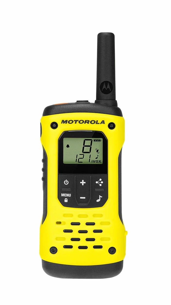 Motorola Mobility TLKR T92 H2O A9P00811YWCMAG - Zestaw Krótkofalówek, Do 10 km, Żółty/Czarny, 2 Sztuki