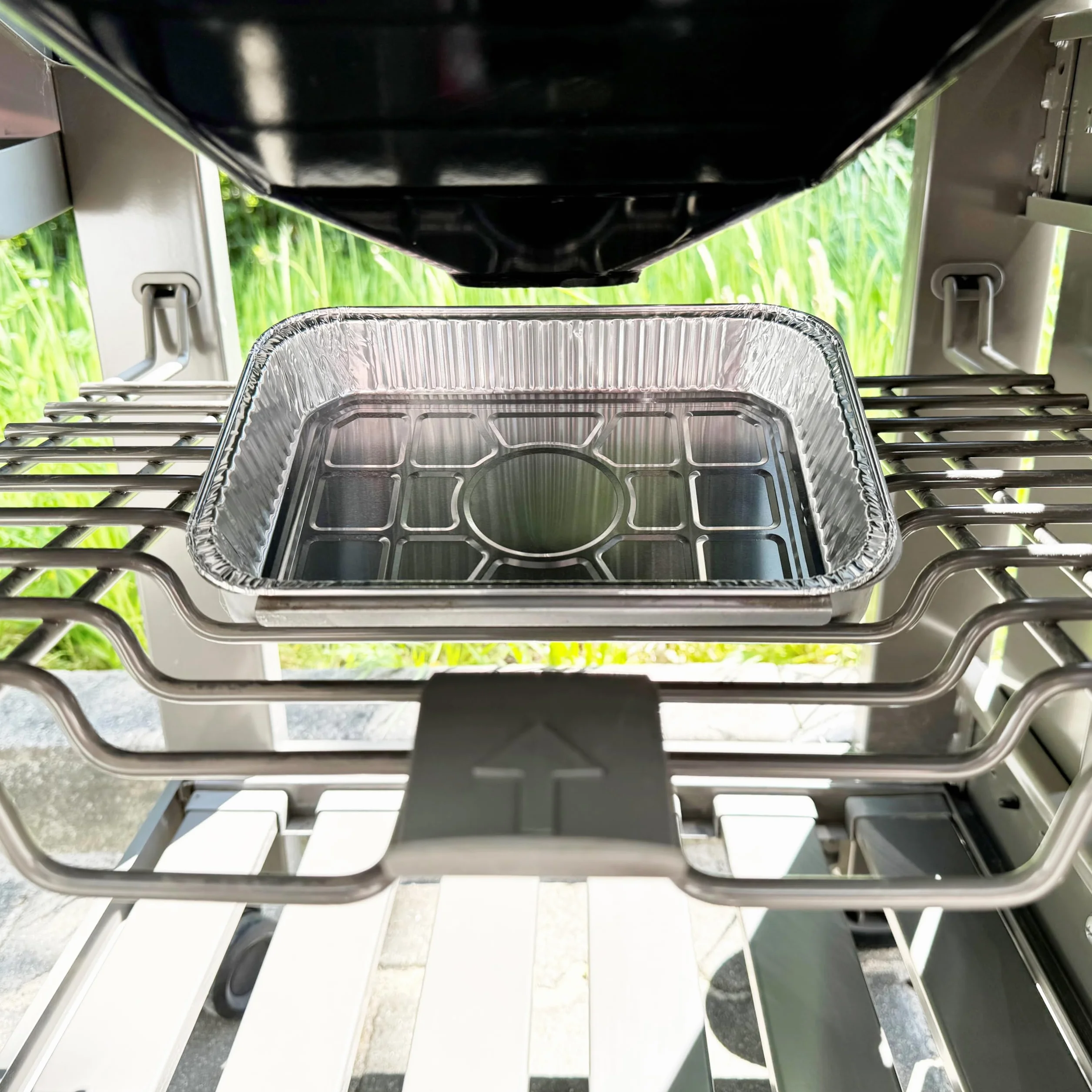 Vaily miseczki aluminiowe małe, 25 sztuk - miseczki grillowe na warzywa - akcesoria do grilla gazowego, węglowego i elektrycznego jako miseczki odłapujące tłuszcz - 22 x 15 cm