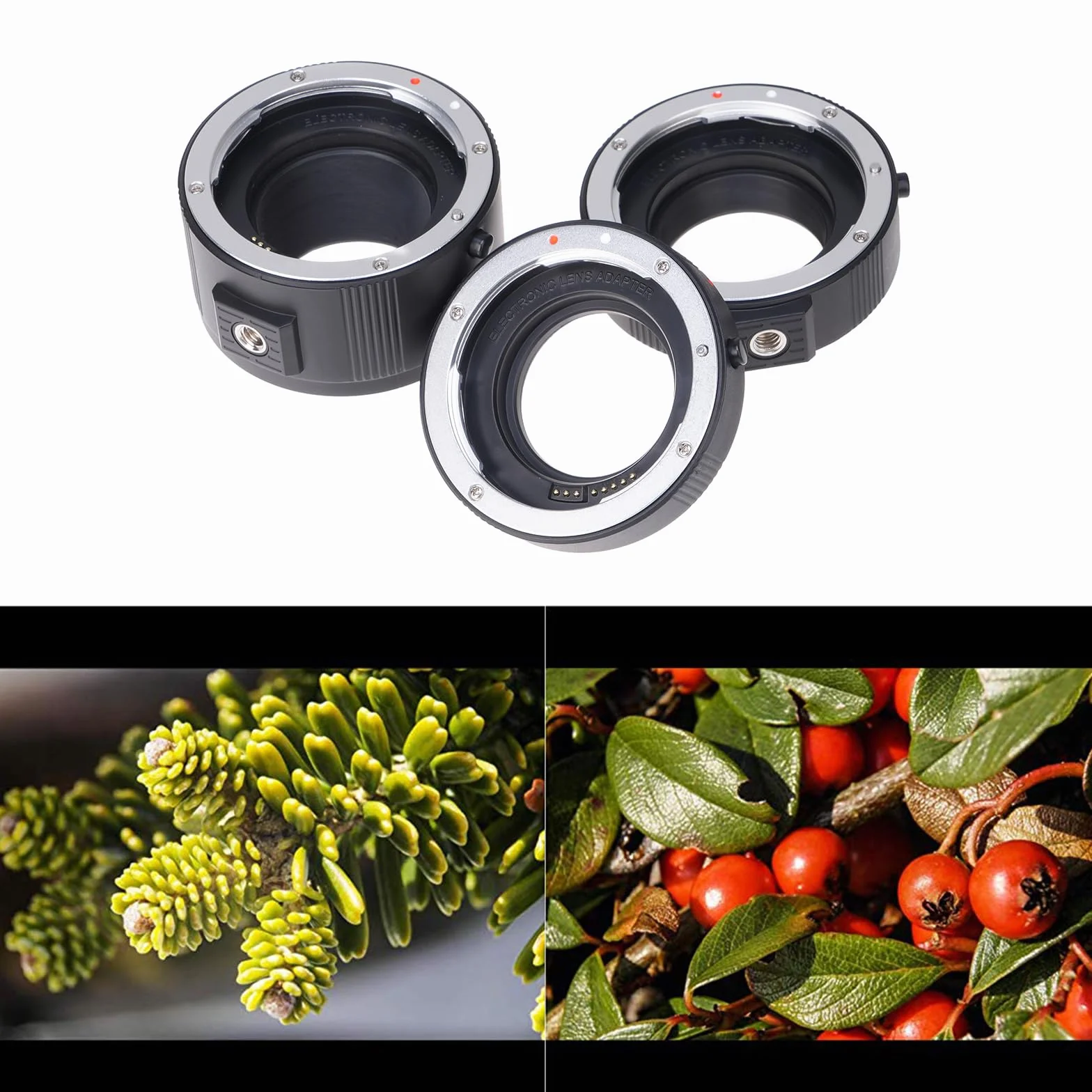 FOTGA Automatyczny AF autofokus makro rura przedłużająca (13 mm 20 mm 36 mm) zestaw DG do Canon EOS EF EF-S Mount obiektyw DSLR aparat 7D Mark II, 5D IV III, 5Ds, 6D II, 200D, 850D, 800D, 760D, 90D