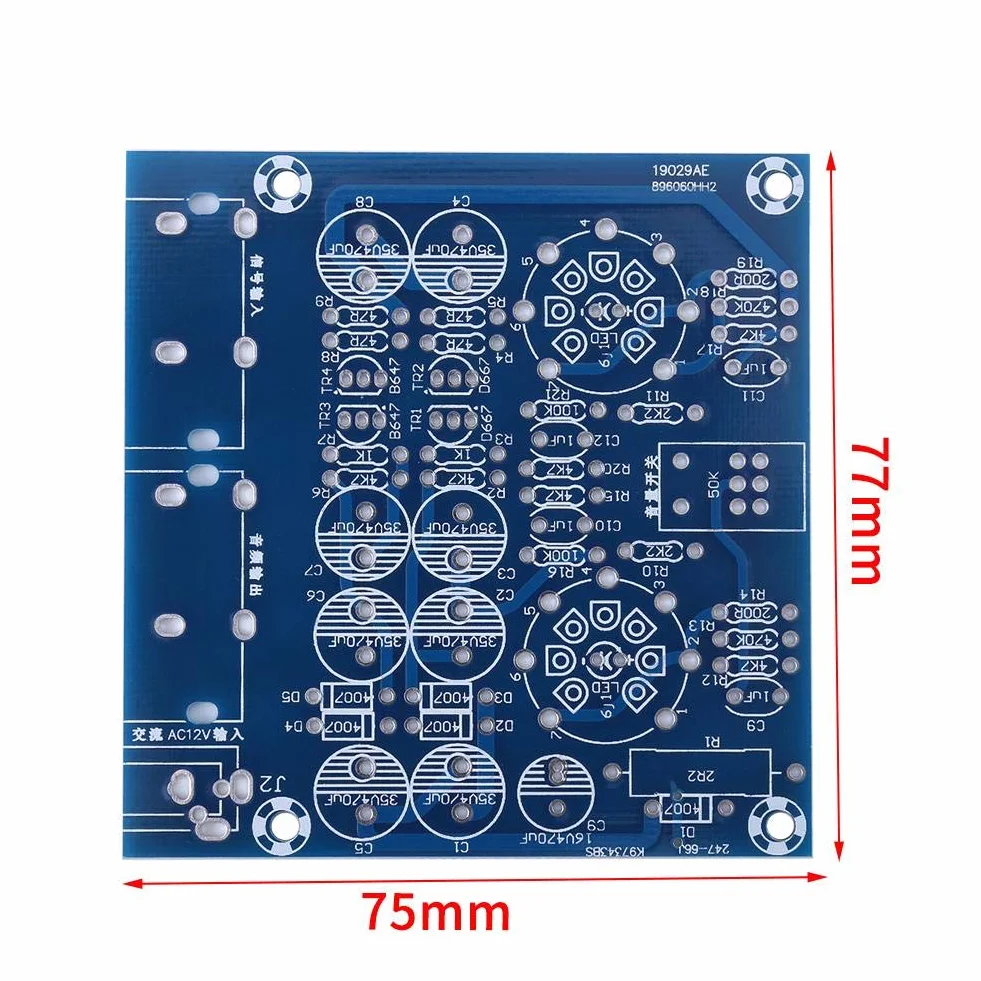 TOPINCN 6J1 Próżniowy zawór rurowy elektroronowy płytka przedwzmacniacza części wzmacniacza słuchawek Musical Fidelity Kit