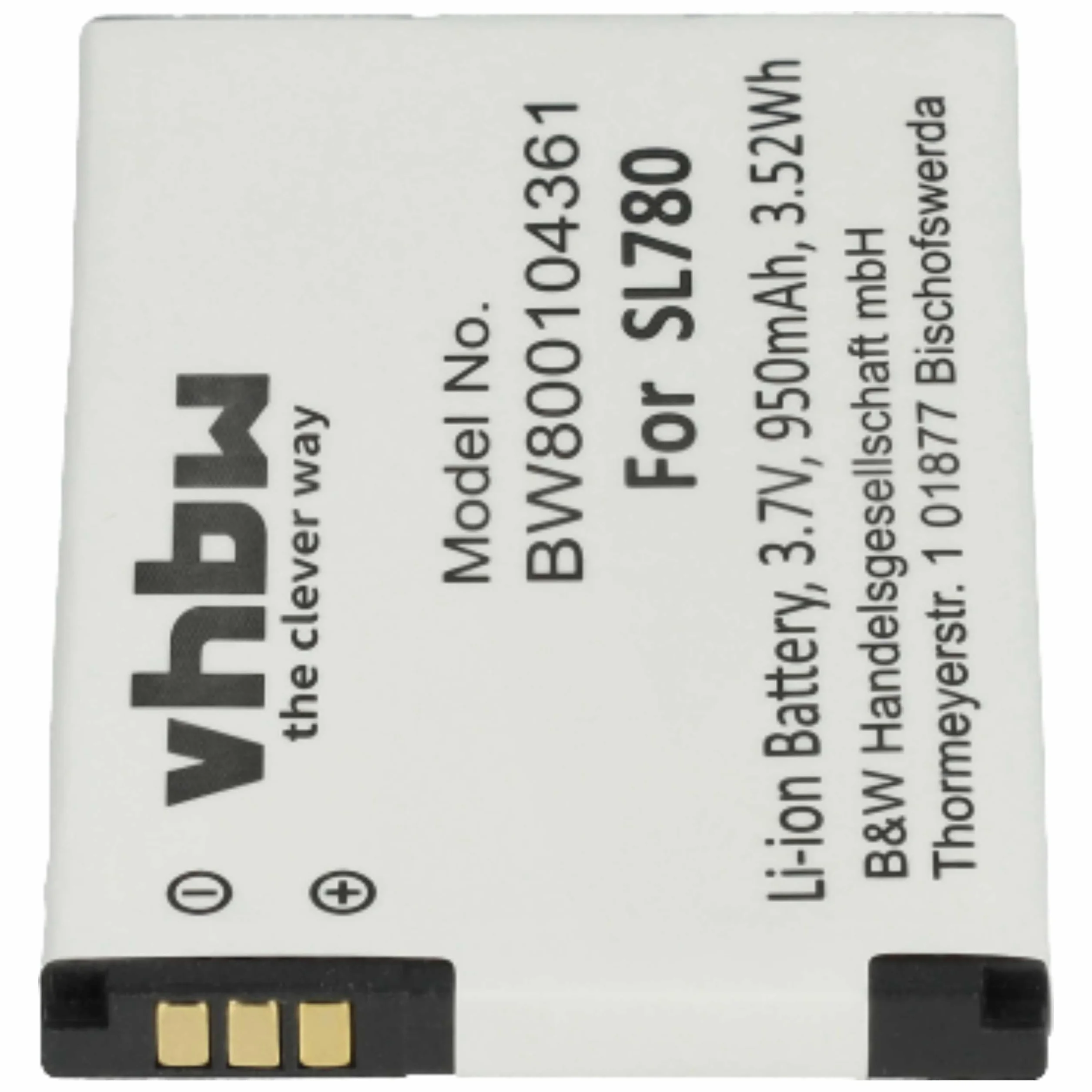 vhbw 10 x bateria kompatybilna z Siemens Gigaset SL785, SL788, SL78H telefon stacjonarny lub bezprzewodowy (950 mAh, 3,7 V, Li-Ion)