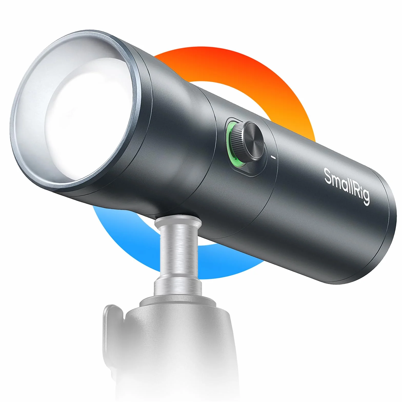 SMALLRIG RGB LED Photography Flashlight, 7500mAh, Stop Aluminium, Wzorzyste światło Otoczenia, 4-kolorowe światło Wypełniające z 20 Wzorzystymi Filtrami światła, Akcesoria RF10C - 4634 | Lampa nastrojowa ze stopu aluminium, wypełnij światło z 20 filtrami