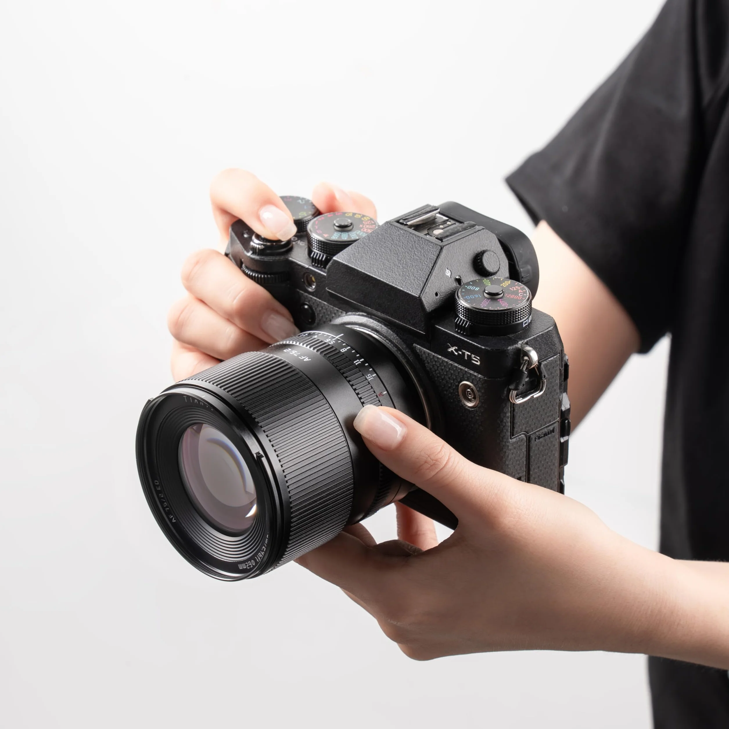 TTARTISAN AF 75mm F2 Obiektyw do mocowania Fuji X pełna ramka autofokusa obiektyw portretowy