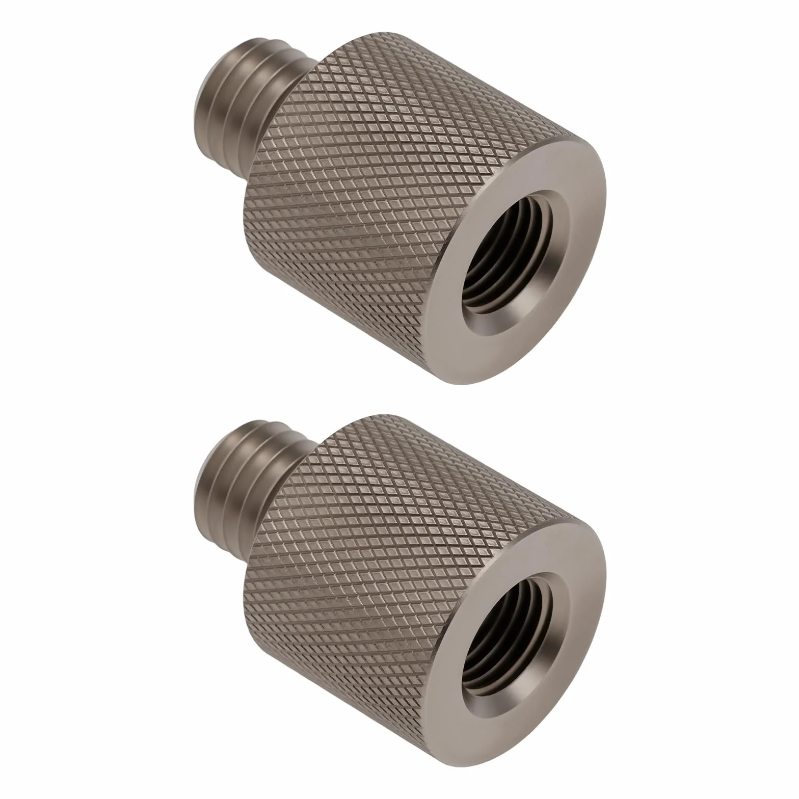 SG Store 2pcs 3/8x24 UNF Female to M10x1.5 Male Telescopic Antenna Adapter Used to Connect CB Magnetic Antenna Base