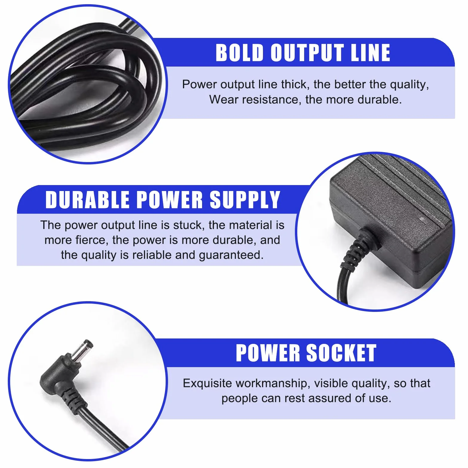 Zasilacz 12 V, 10 A, adapter AC 100V-240 V na DC12V 10A, transformator zasilający 120 W z gniazdem DC 5,5 mm x 2,5 mm do taśm LED, DVD, telewizorów, kamer, routerów