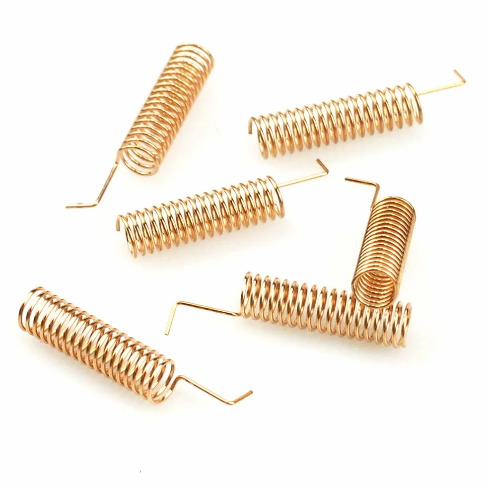 3-częściowy zestaw 433 MHz RF bezprzewodowy moduł nadajnika i odbiornika + RF 433 MHz miedziany zestaw anteny sprężynowej, wysokiej częstotliwości super regeneracyjny moduł nadajnika do alarmu włamywacza Arduino