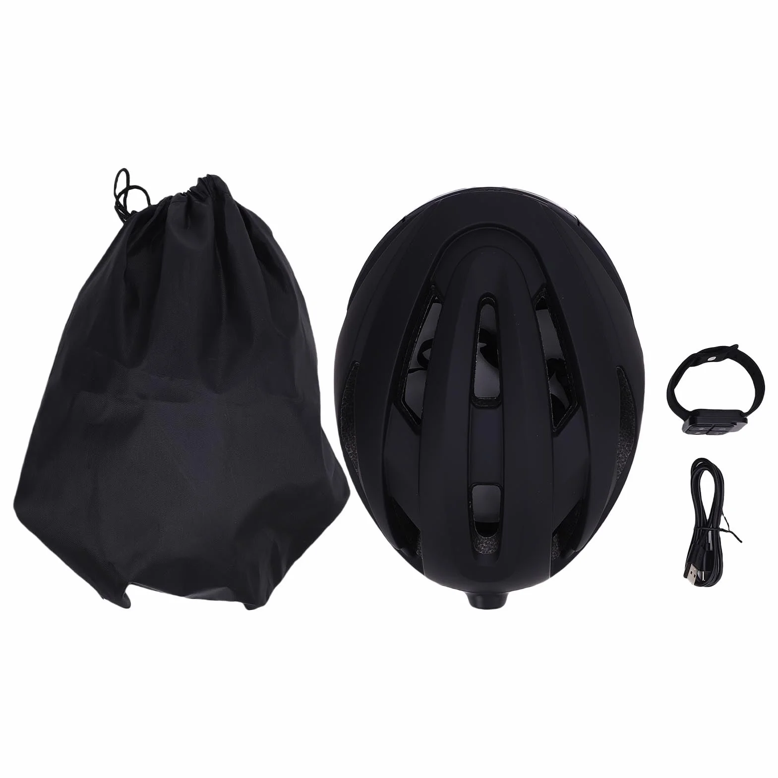 Cuifati Inteligentny Kask Bluetooth, 1080p HD Camera Połączenie Wi -Fi Smart Cycling Helask z Obiektywem o Szerokości 170 °, Hełm Rowerowy z kamerą do Jazdy EBike Electric Scooter